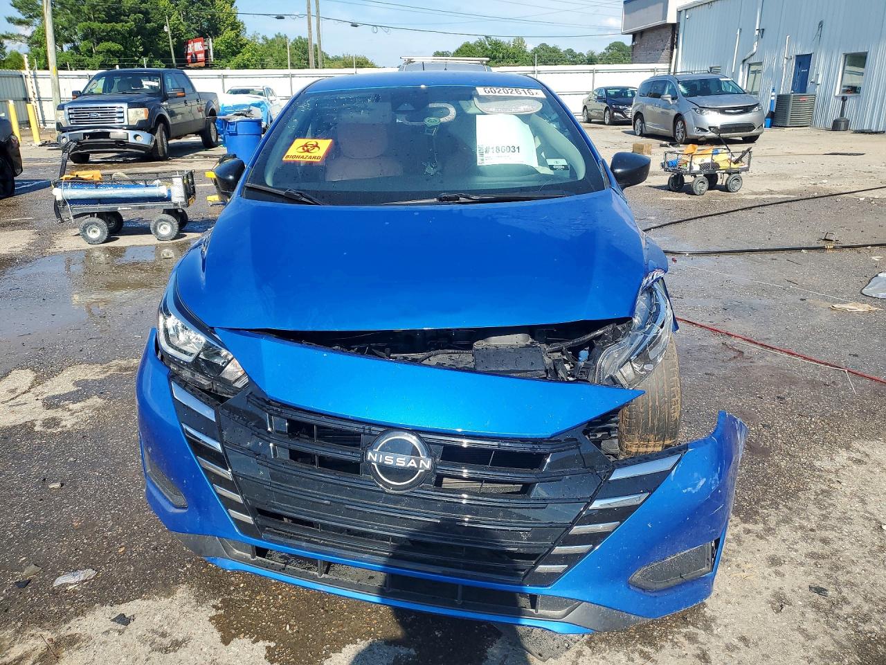 2023 Nissan Versa S Blue vin: 3N1CN8DV1PL872528