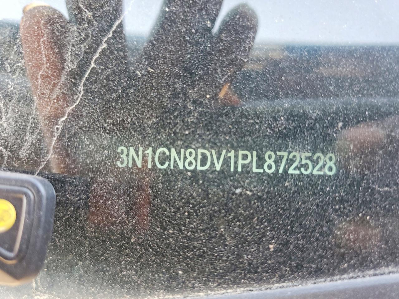 2023 Nissan Versa S Blue vin: 3N1CN8DV1PL872528