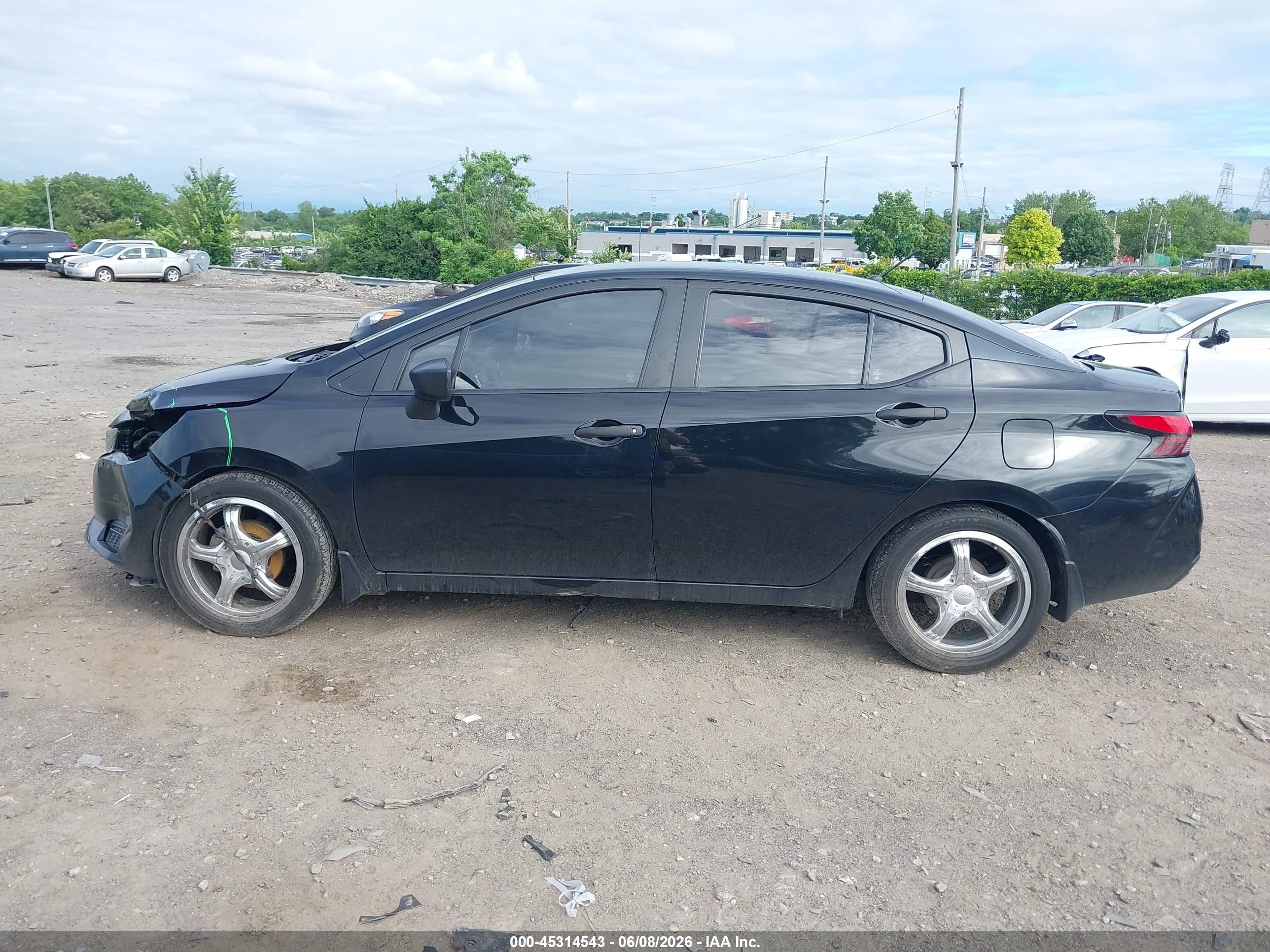 2020 Nissan Versa S Xtronic Cvt Black vin: 3N1CN8DV3LL813345