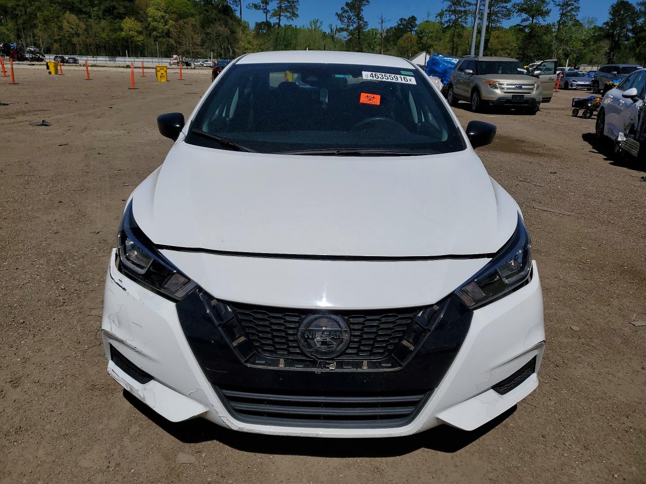 2020 Nissan Versa S White vin: 3N1CN8DV3LL881564