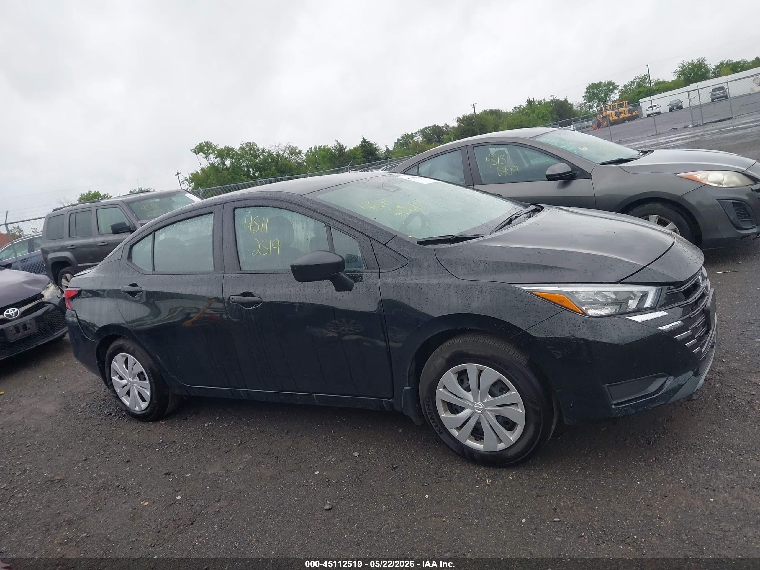2025 Nissan Versa 1.6 S Black vin: 3N1CN8DV3SL858736