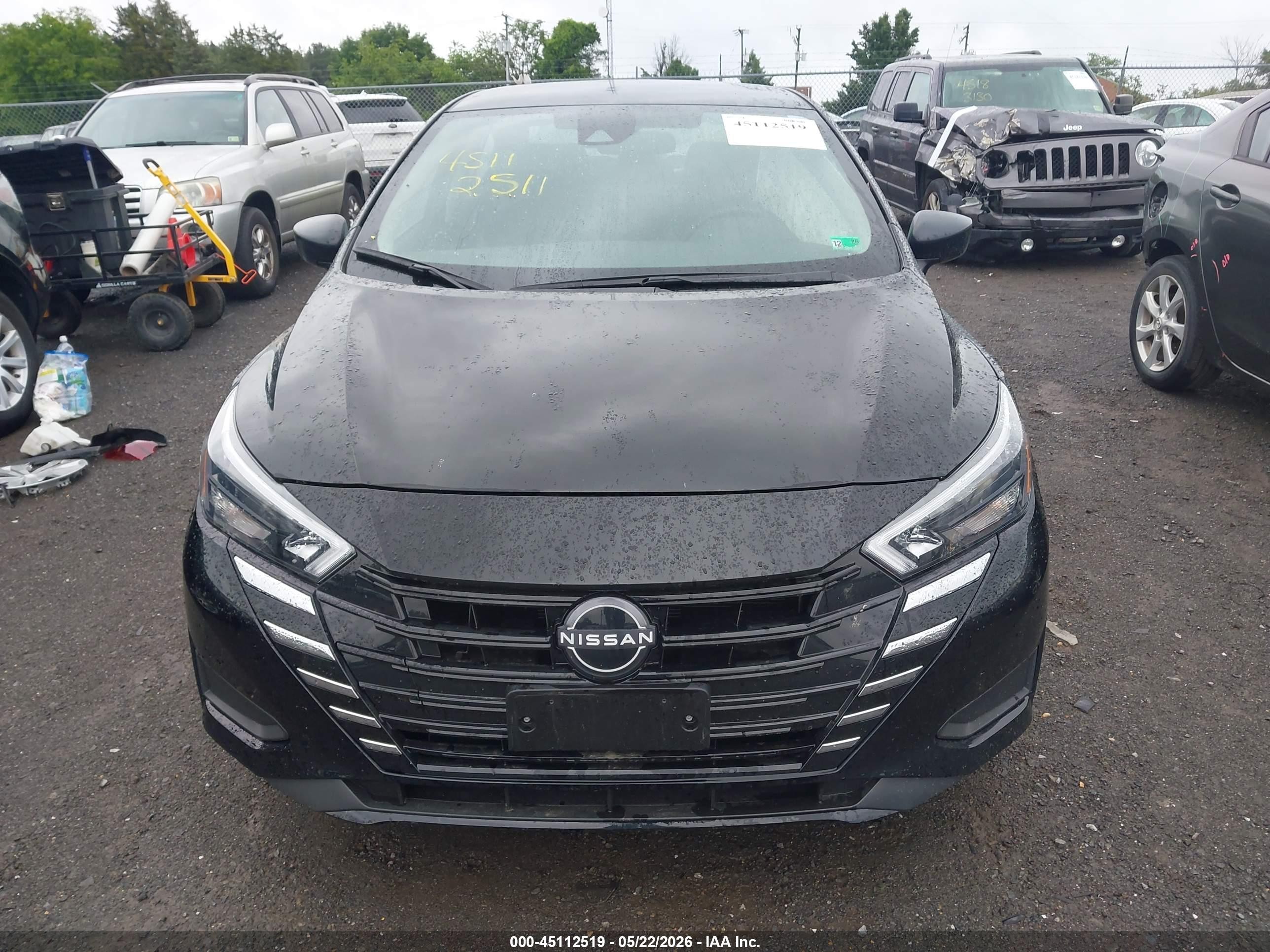 2025 Nissan Versa 1.6 S Black vin: 3N1CN8DV3SL858736