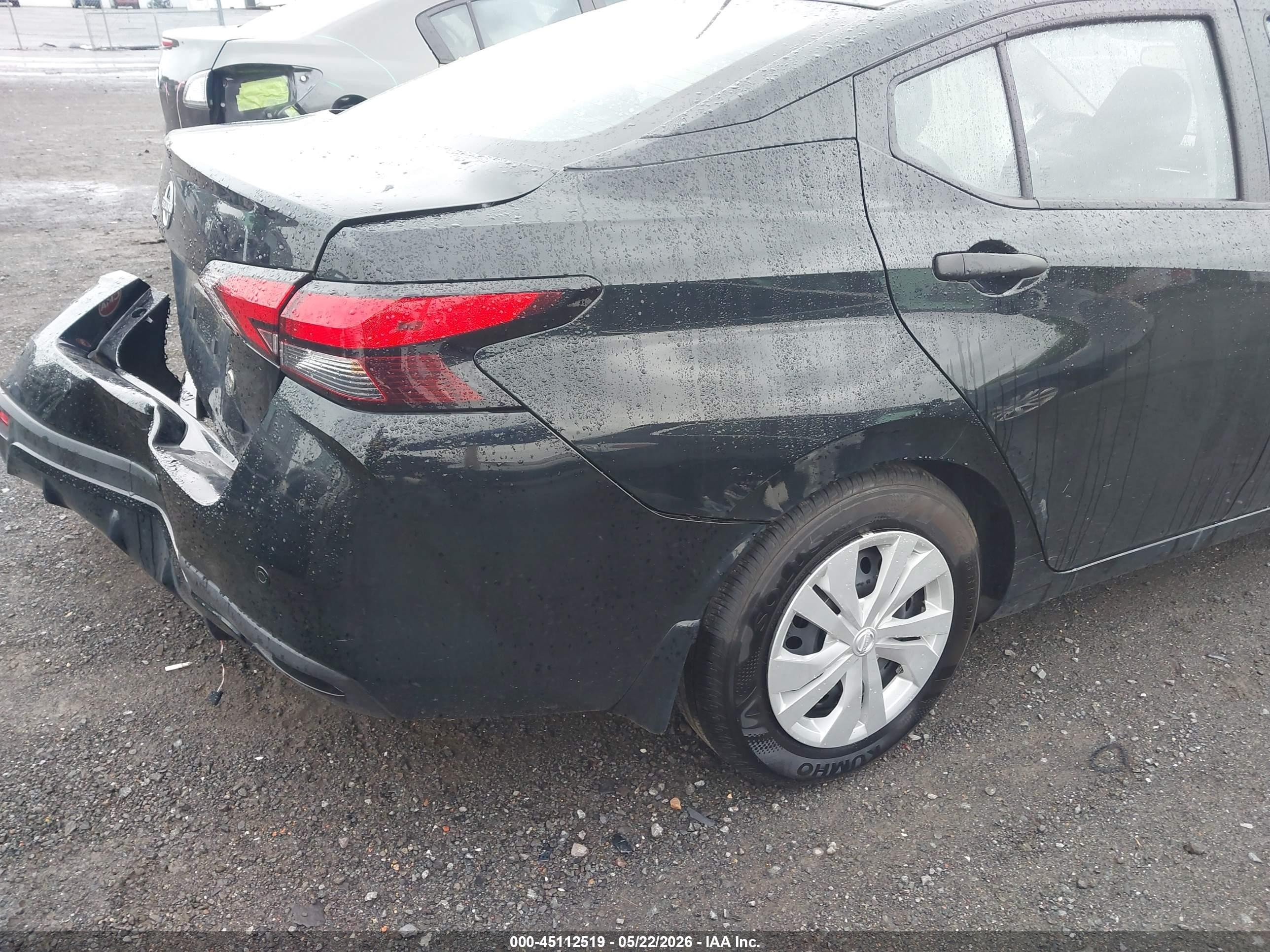 2025 Nissan Versa 1.6 S Black vin: 3N1CN8DV3SL858736