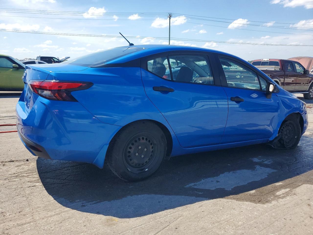 2020 Nissan Versa S Синий vin: 3N1CN8DV4LL846855