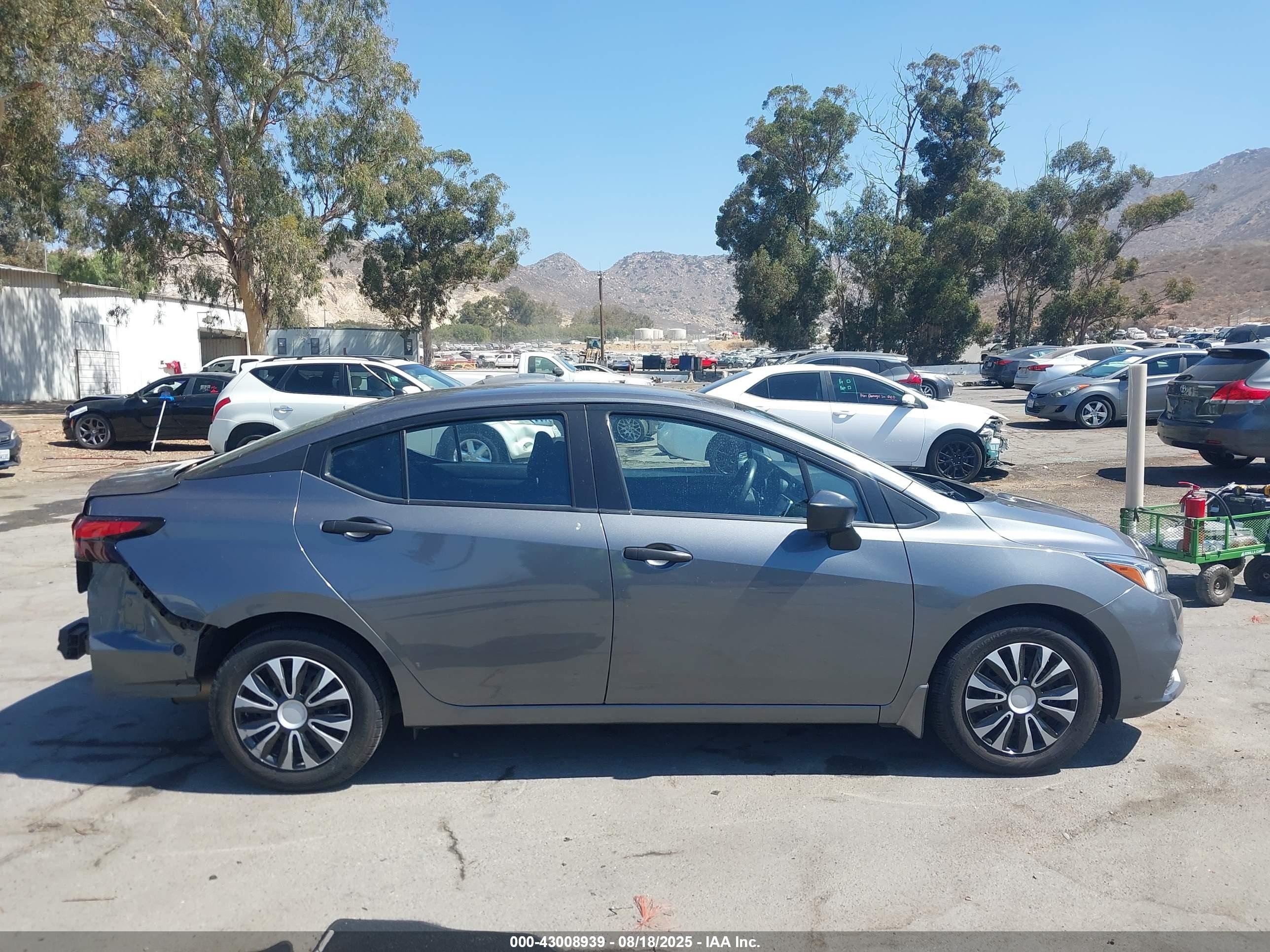 2021 Nissan Versa S Xtronic Cvt Gray vin: 3N1CN8DV4ML922057