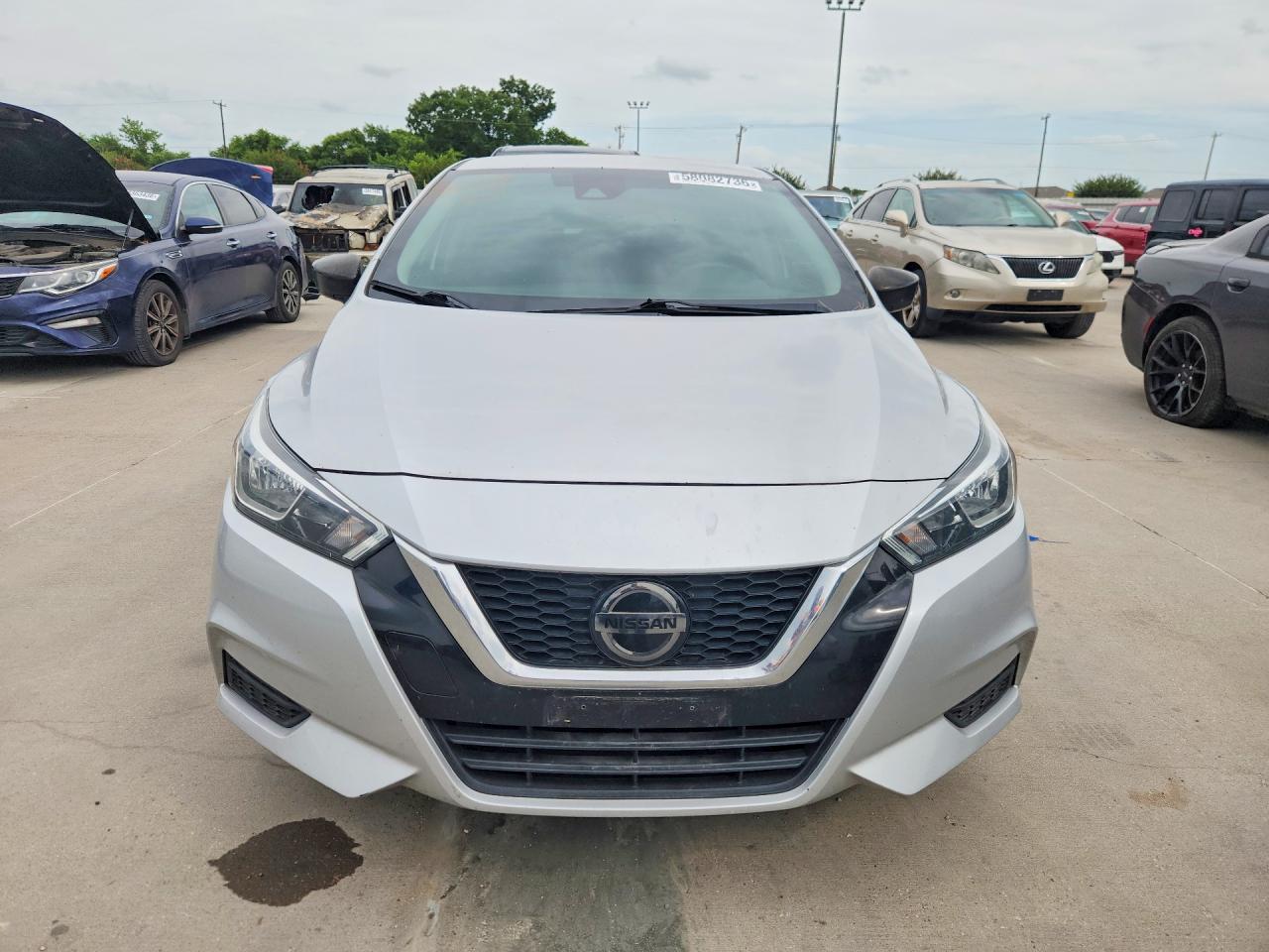 2020 Nissan Versa S Silver vin: 3N1CN8DV5LL901510