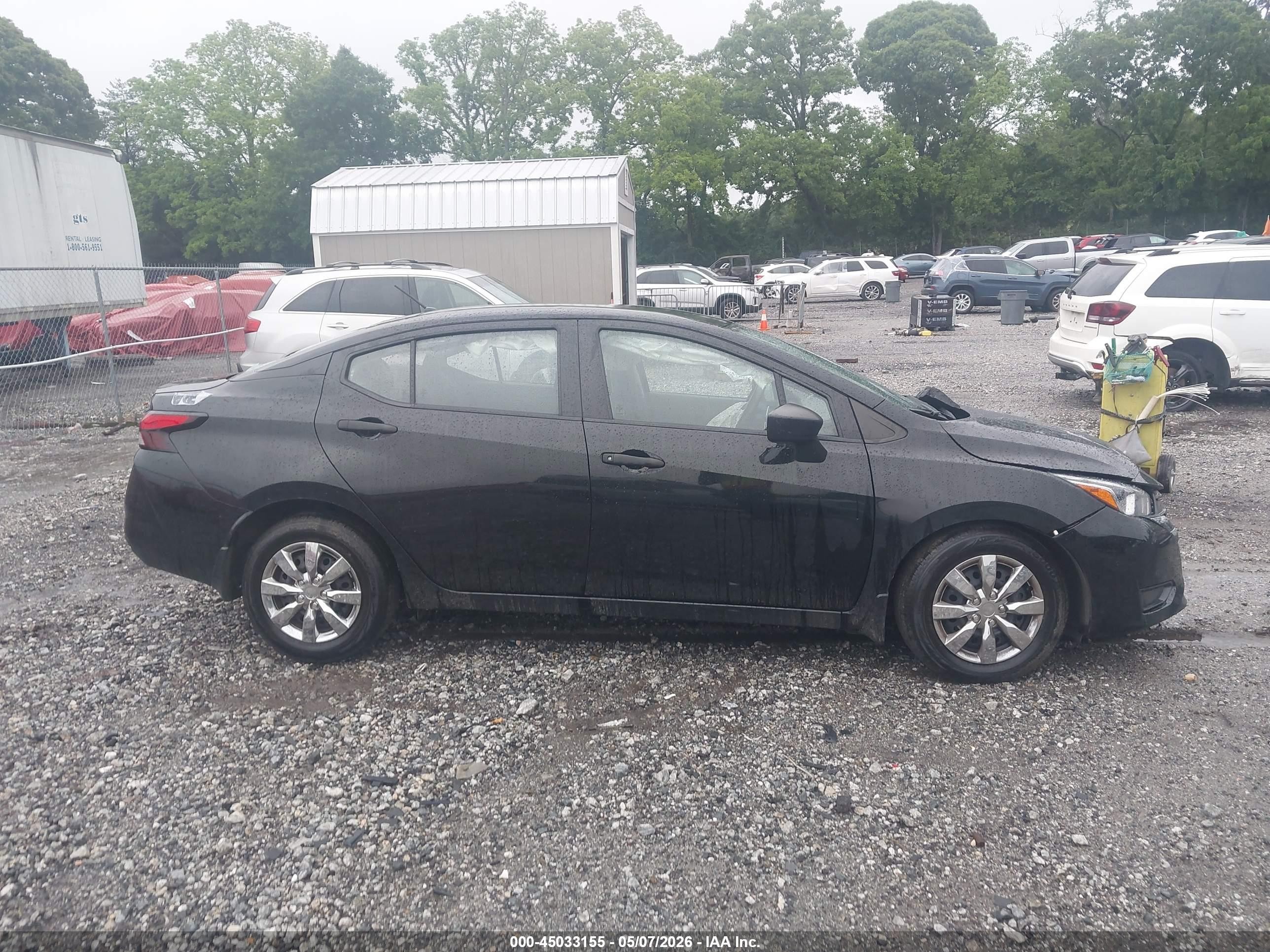 2023 Nissan Versa 1.6 S Xtronic Cvt Черный vin: 3N1CN8DV5PL847907