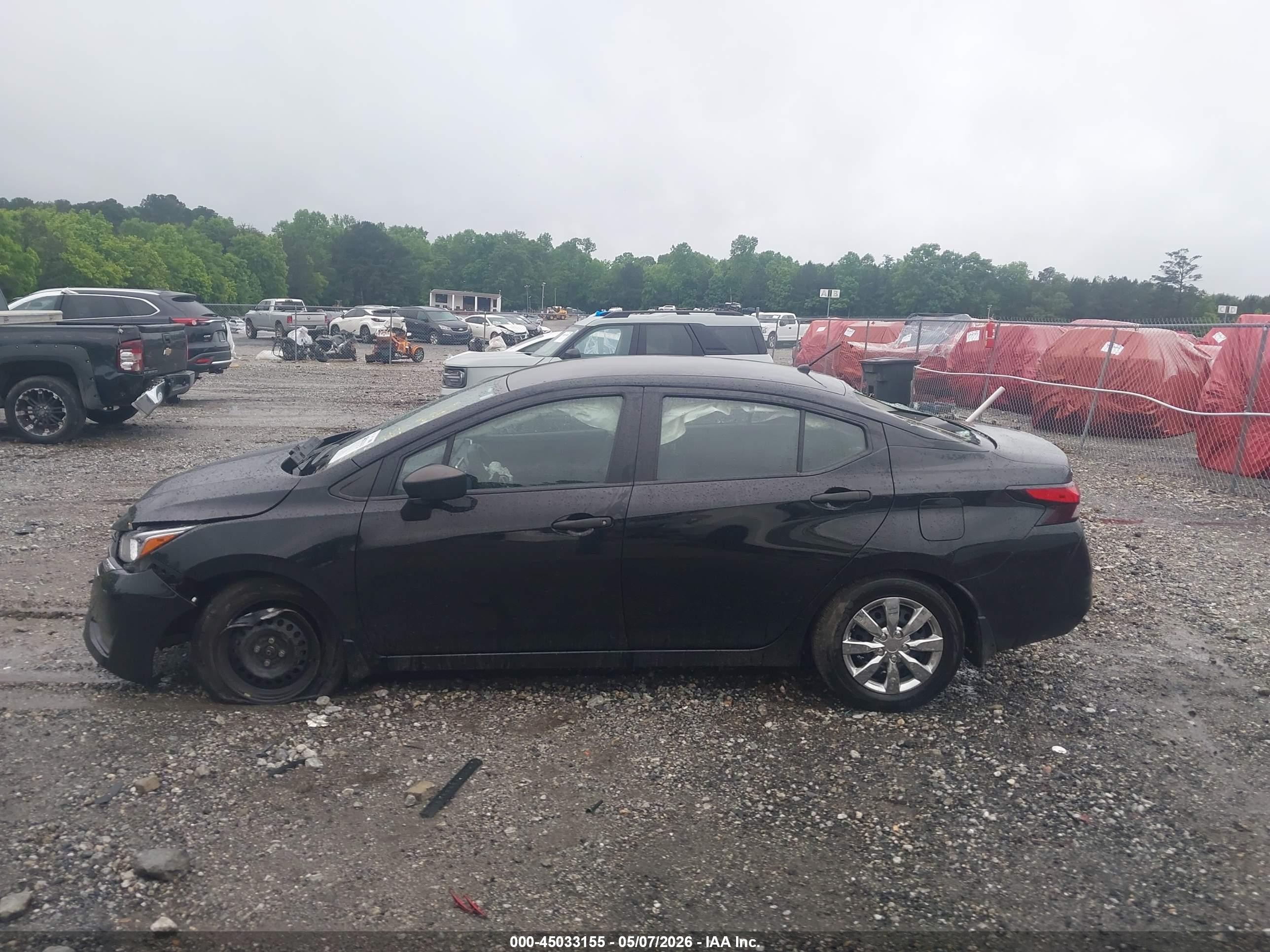 2023 Nissan Versa 1.6 S Xtronic Cvt Черный vin: 3N1CN8DV5PL847907
