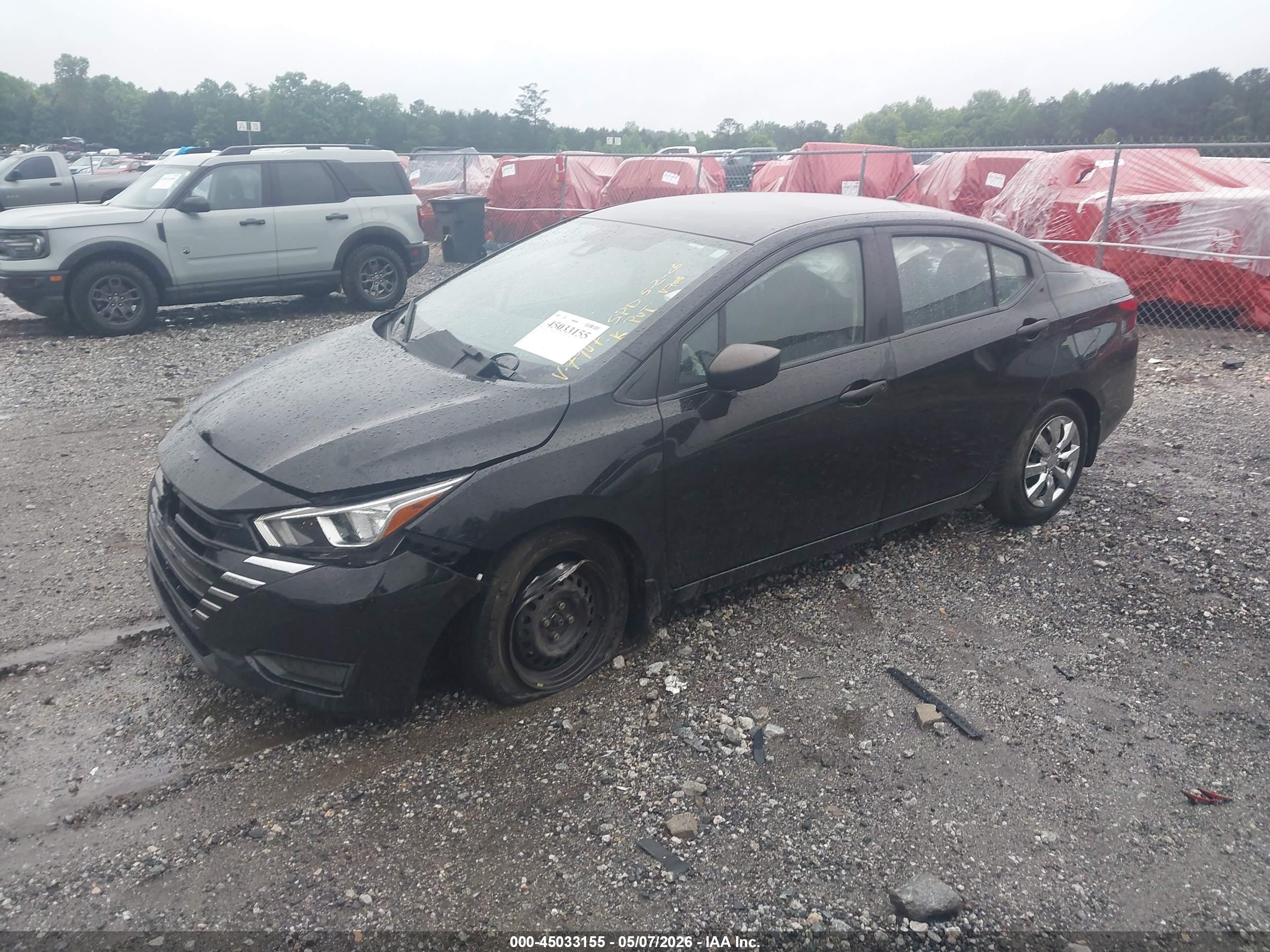 2023 Nissan Versa 1.6 S Xtronic Cvt Черный vin: 3N1CN8DV5PL847907