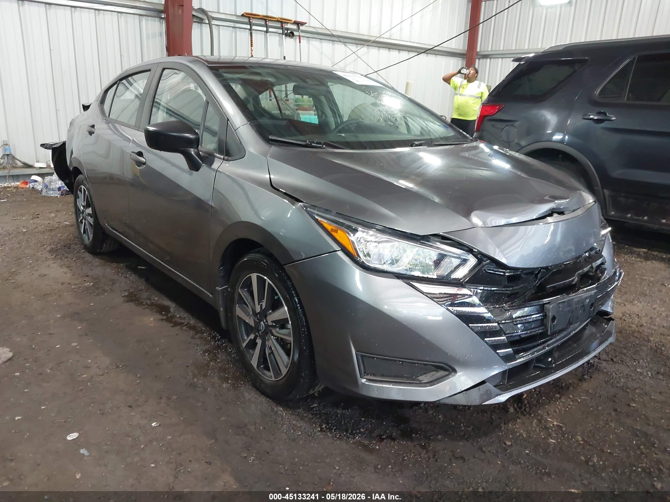 2024 Nissan Versa 1.6 S Blue vin: 3N1CN8DV5RL869151