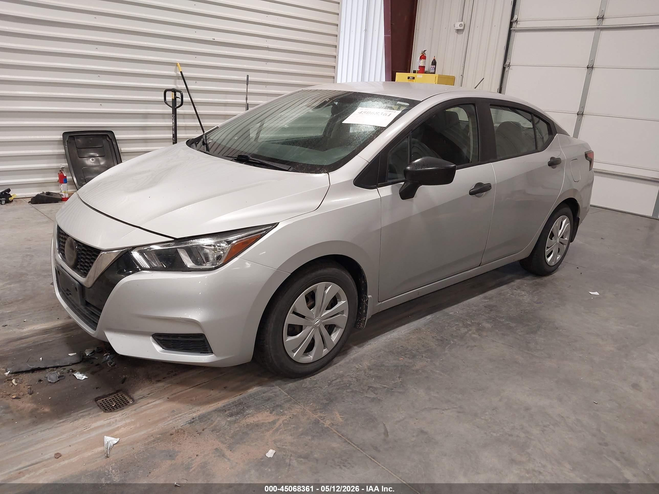 2020 Nissan Versa S Xtronic Cvt Silver vin: 3N1CN8DV6LL818913