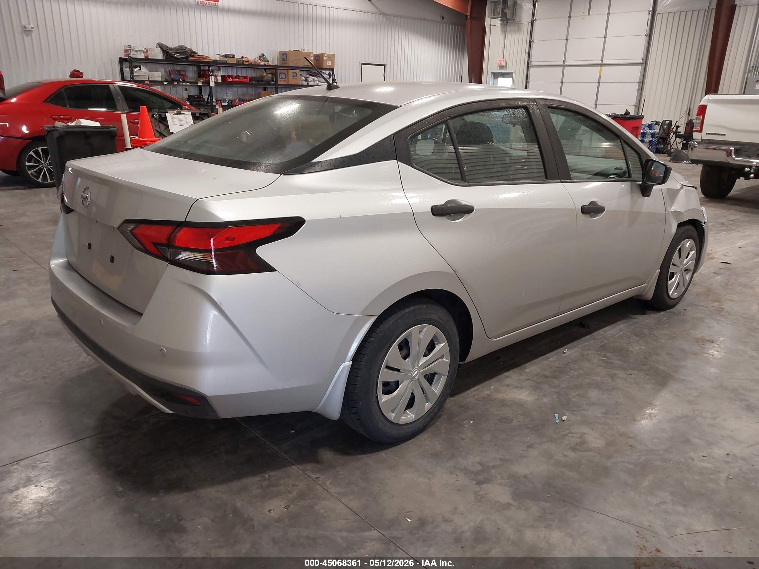 2020 Nissan Versa S Xtronic Cvt Silver vin: 3N1CN8DV6LL818913