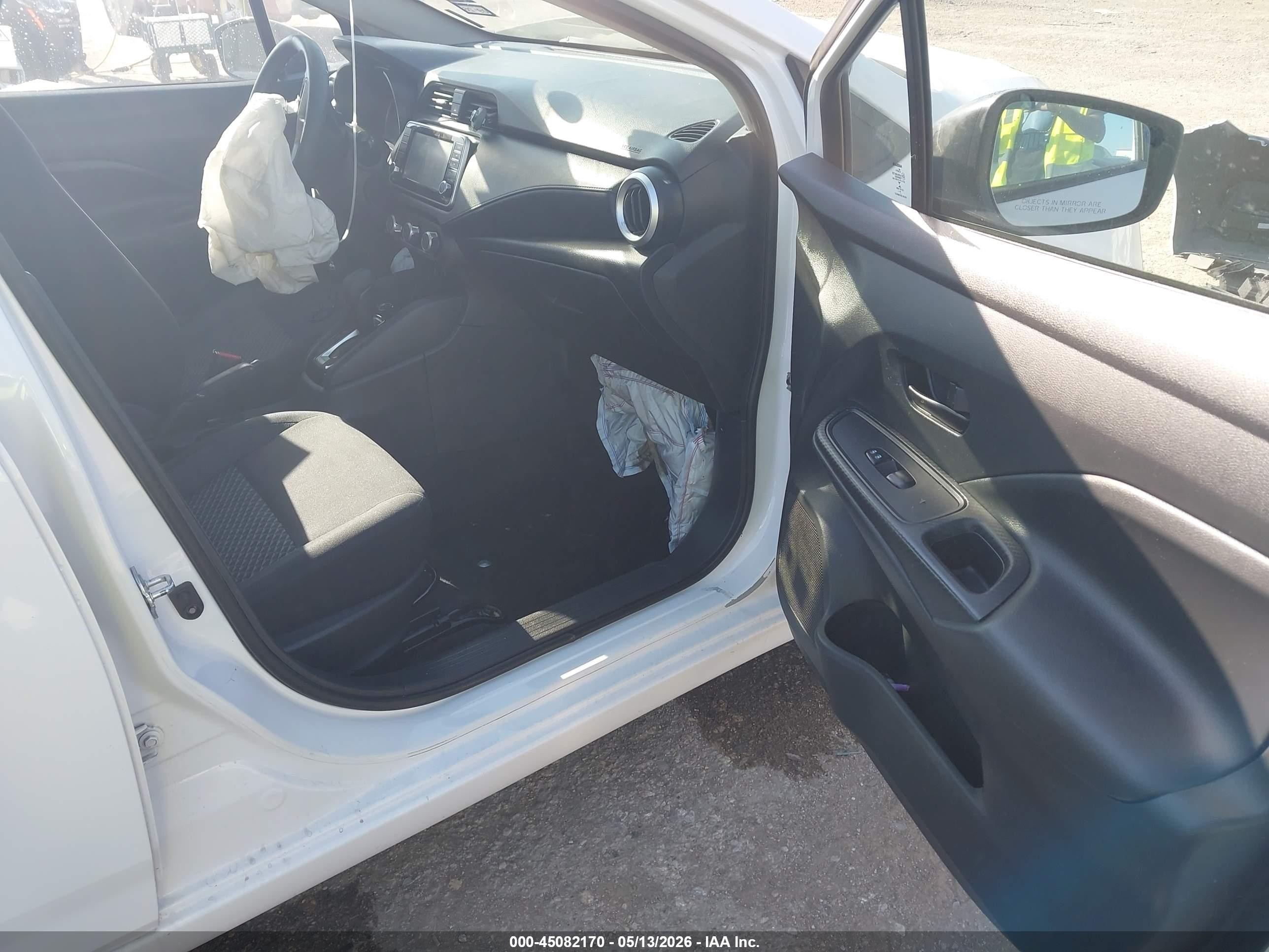 2020 Nissan Versa S Xtronic Cvt White vin: 3N1CN8DV6LL837994