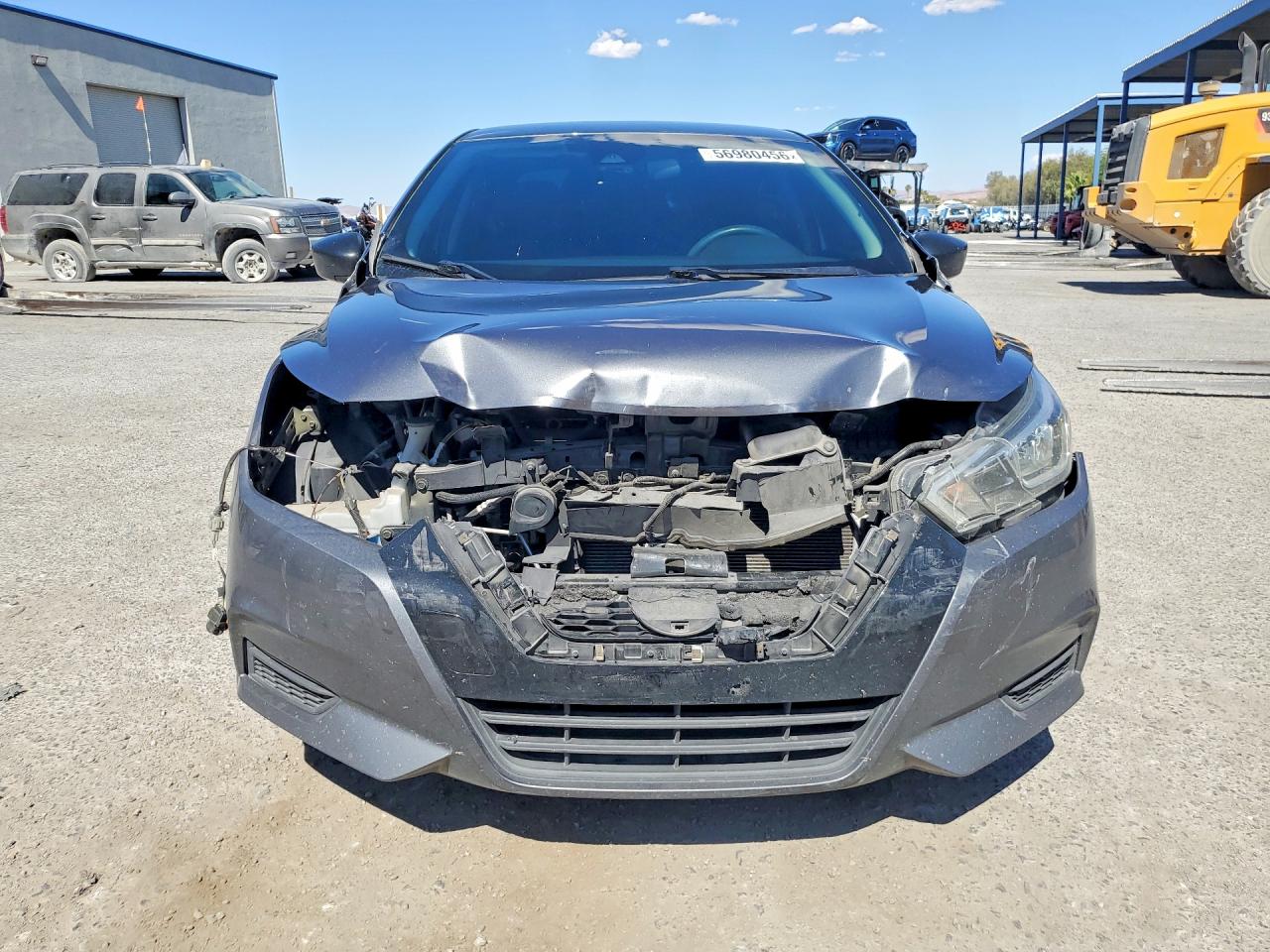 2021 Nissan Versa S Gray vin: 3N1CN8DV6ML815575