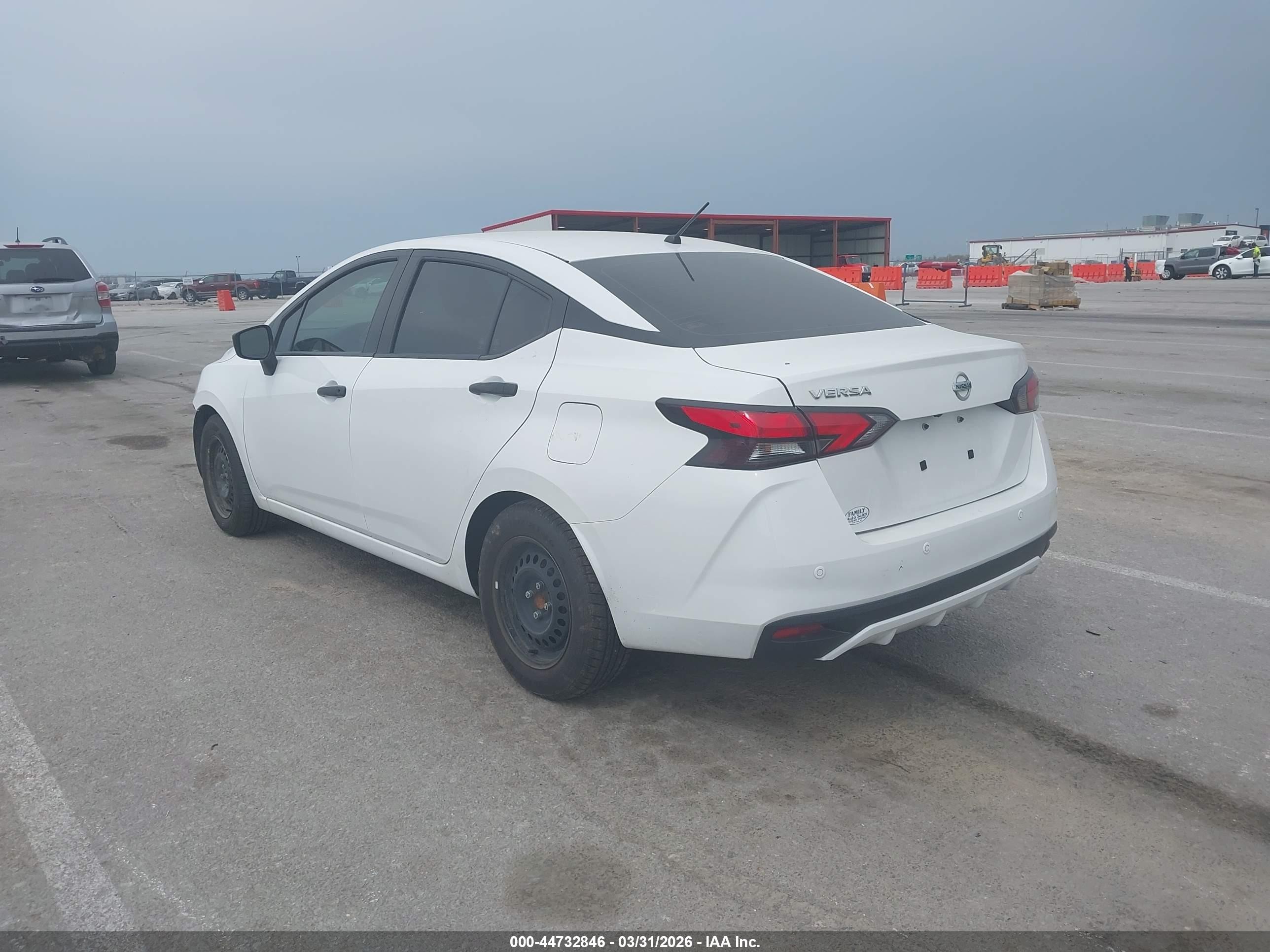 2021 Nissan Versa S Xtronic Cvt White vin: 3N1CN8DV6ML816466