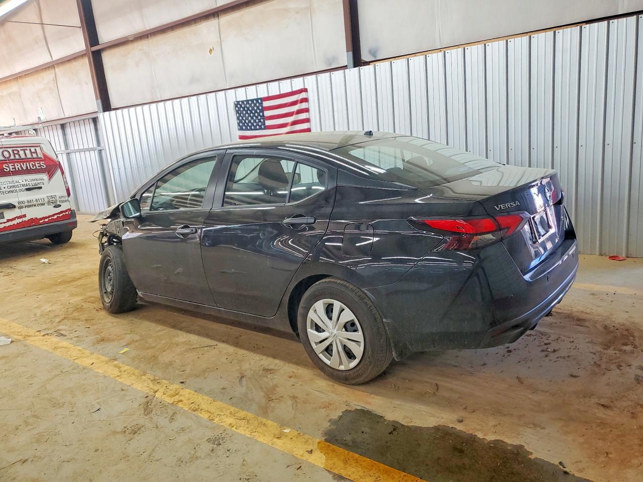 2025 Nissan Versa S Black vin: 3N1CN8DV6SL875837