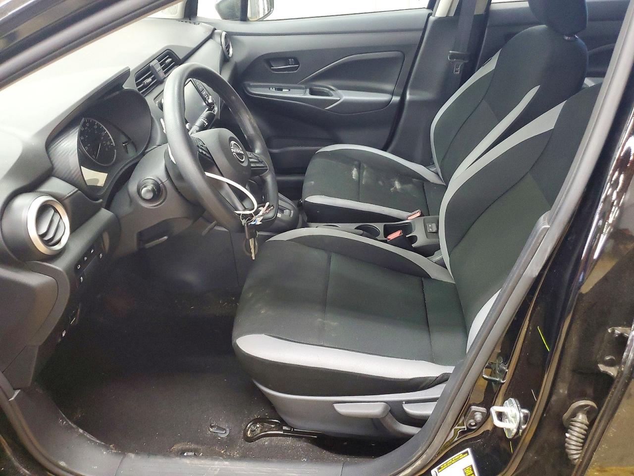2025 Nissan Versa S Black vin: 3N1CN8DV6SL875837