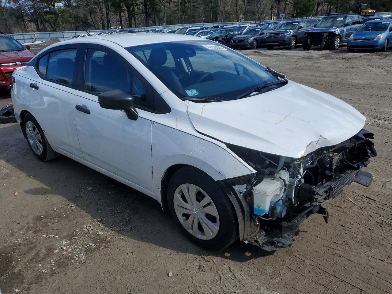2020 Nissan Versa S White vin: 3N1CN8DV7LL800016