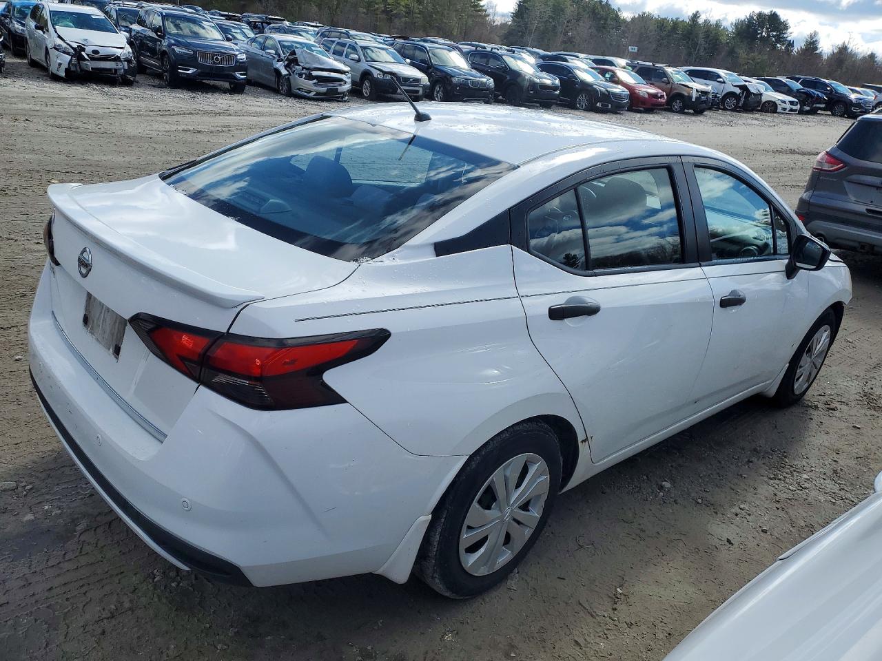 2020 Nissan Versa S White vin: 3N1CN8DV7LL800016