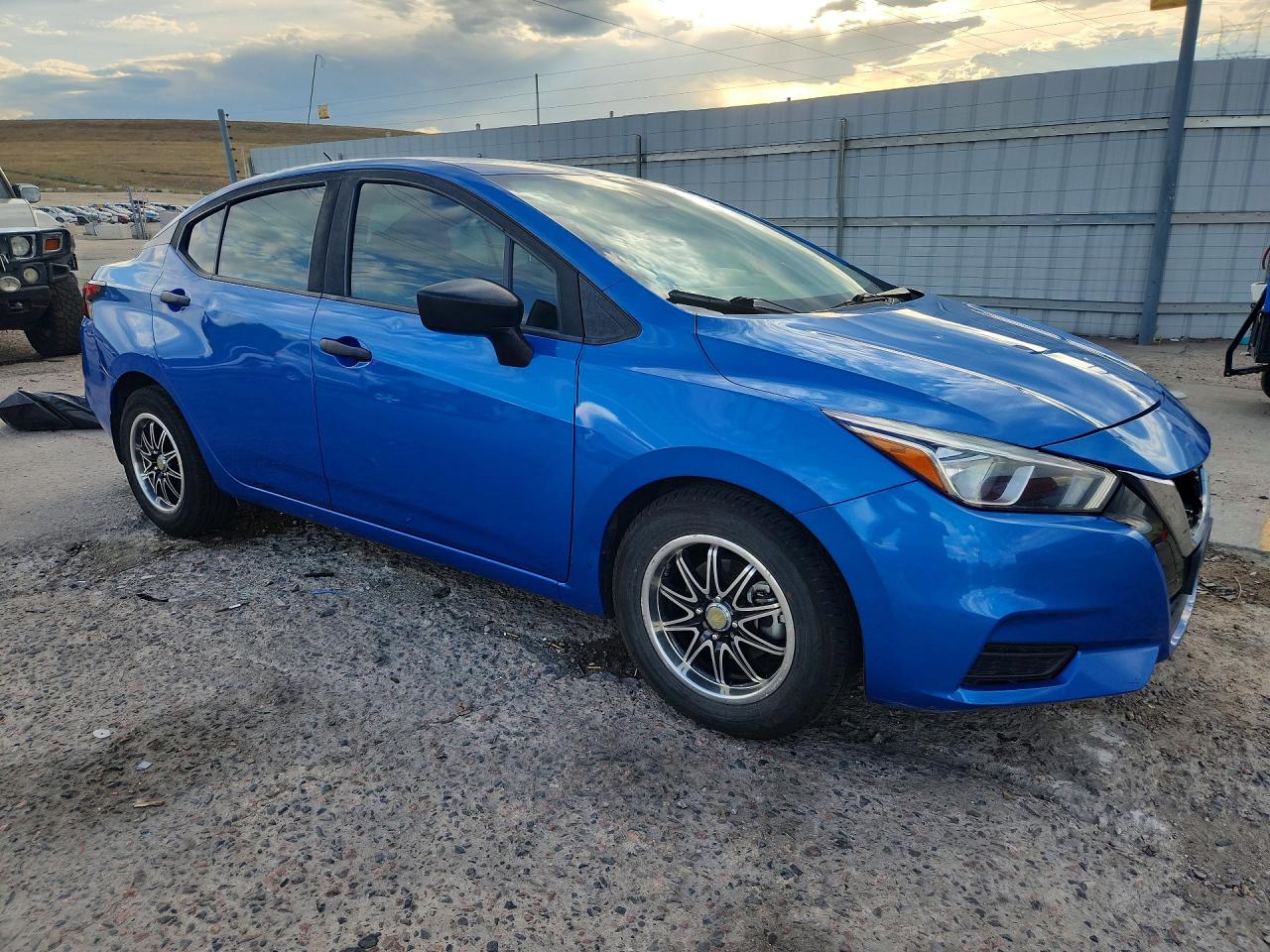 2020 Nissan Versa S Blue vin: 3N1CN8DV7LL801456