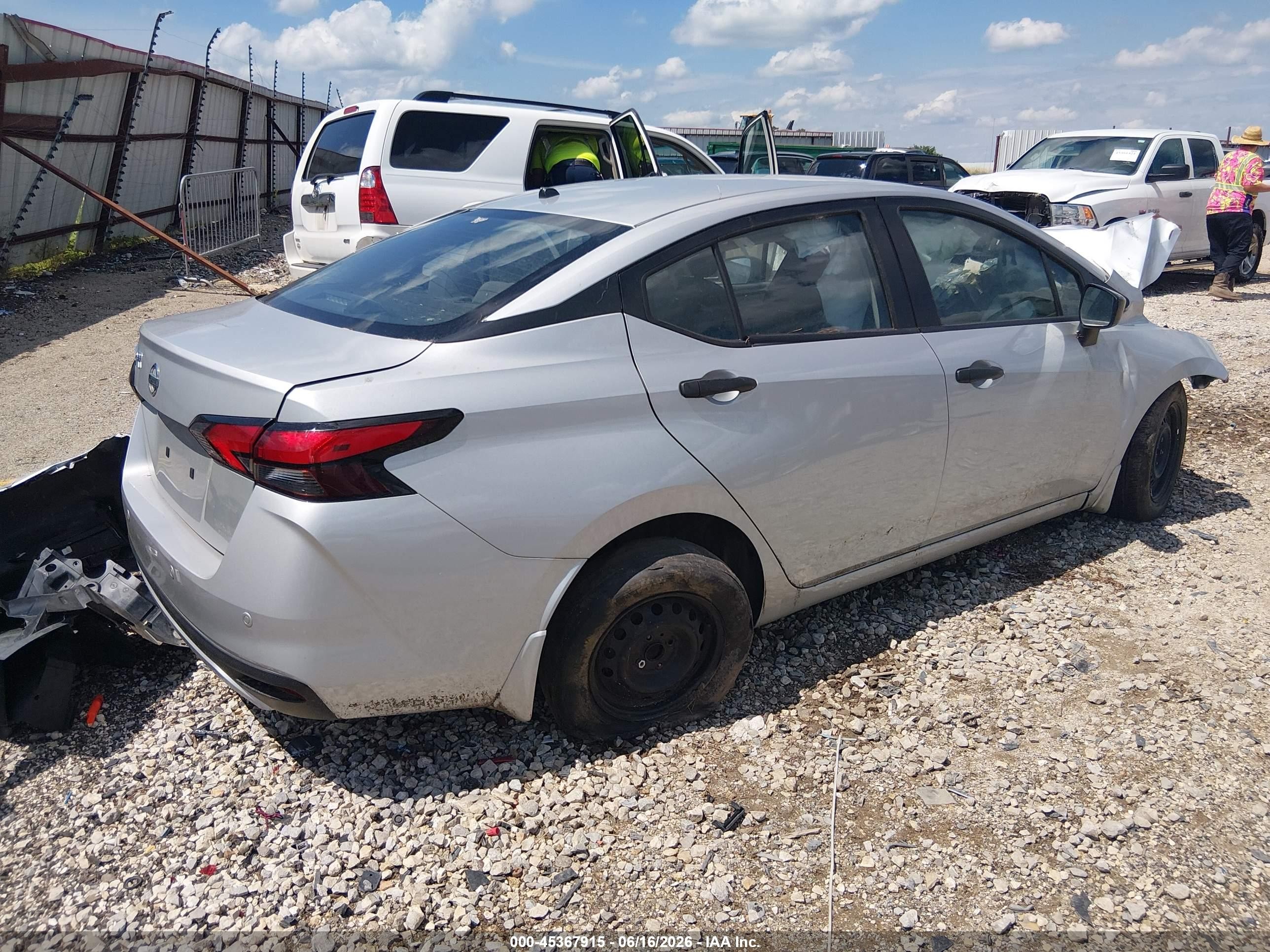 2020 Nissan Versa S Xtronic Cvt Silver vin: 3N1CN8DV7LL835462