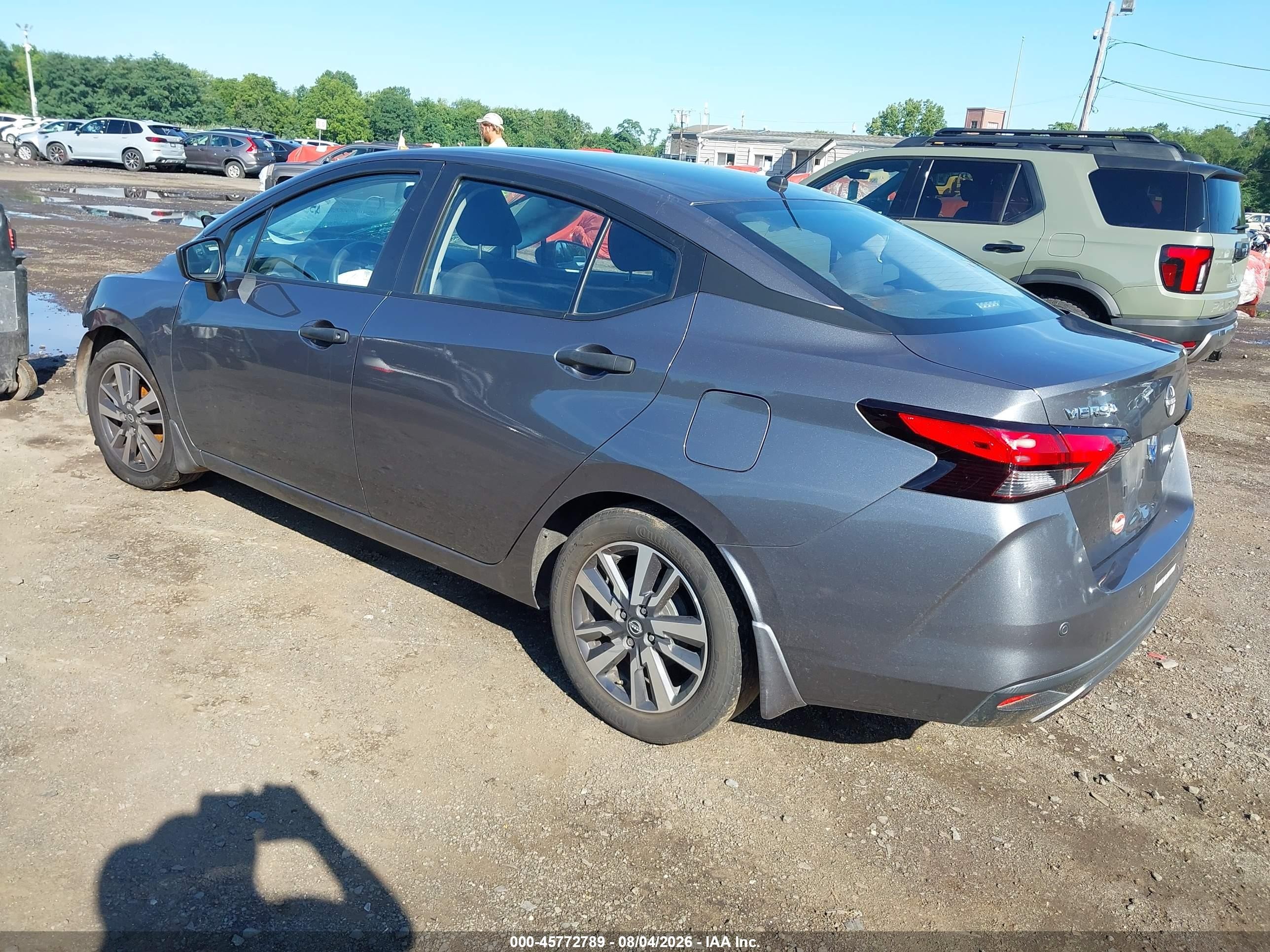 2023 Nissan Versa 1.6 S Xtronic Cvt Gray vin: 3N1CN8DV7PL818960
