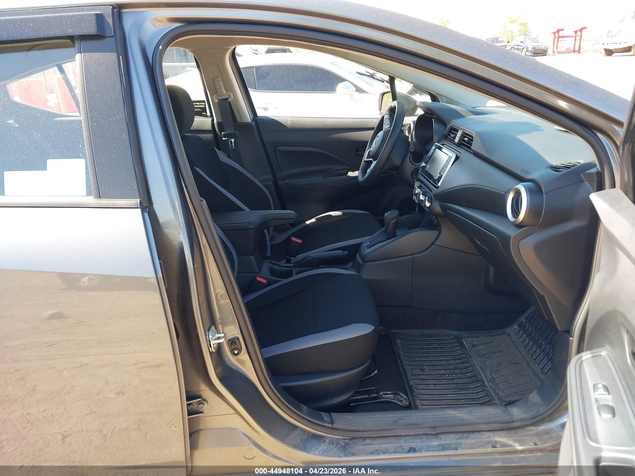 2025 Nissan Versa 1.6 S Gray vin: 3N1CN8DV7SL876771