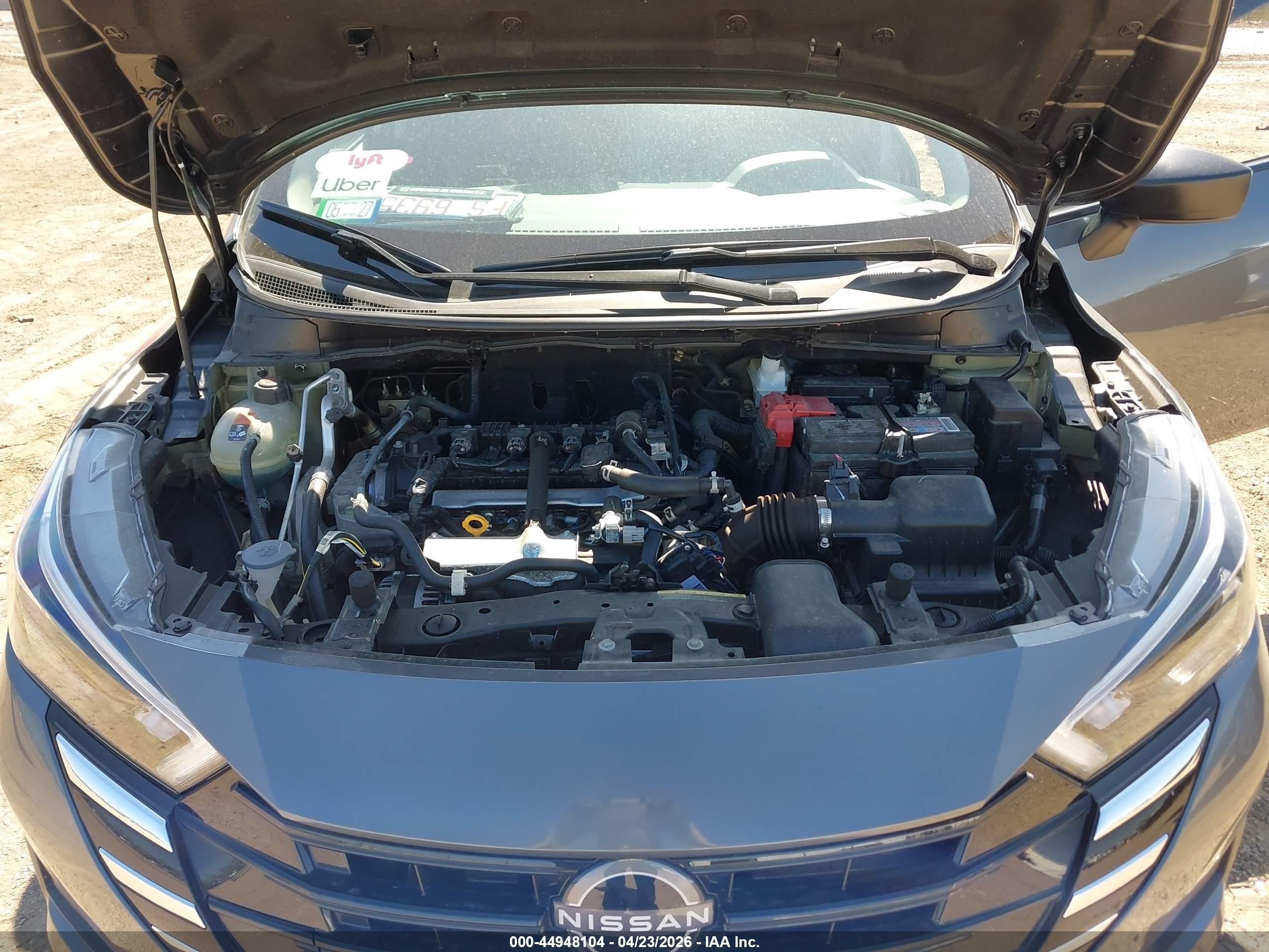 2025 Nissan Versa 1.6 S Gray vin: 3N1CN8DV7SL876771