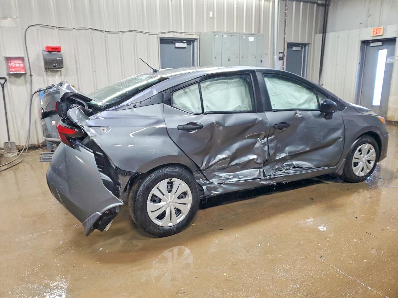 2025 Nissan Versa S Gray vin: 3N1CN8DV9SL831749