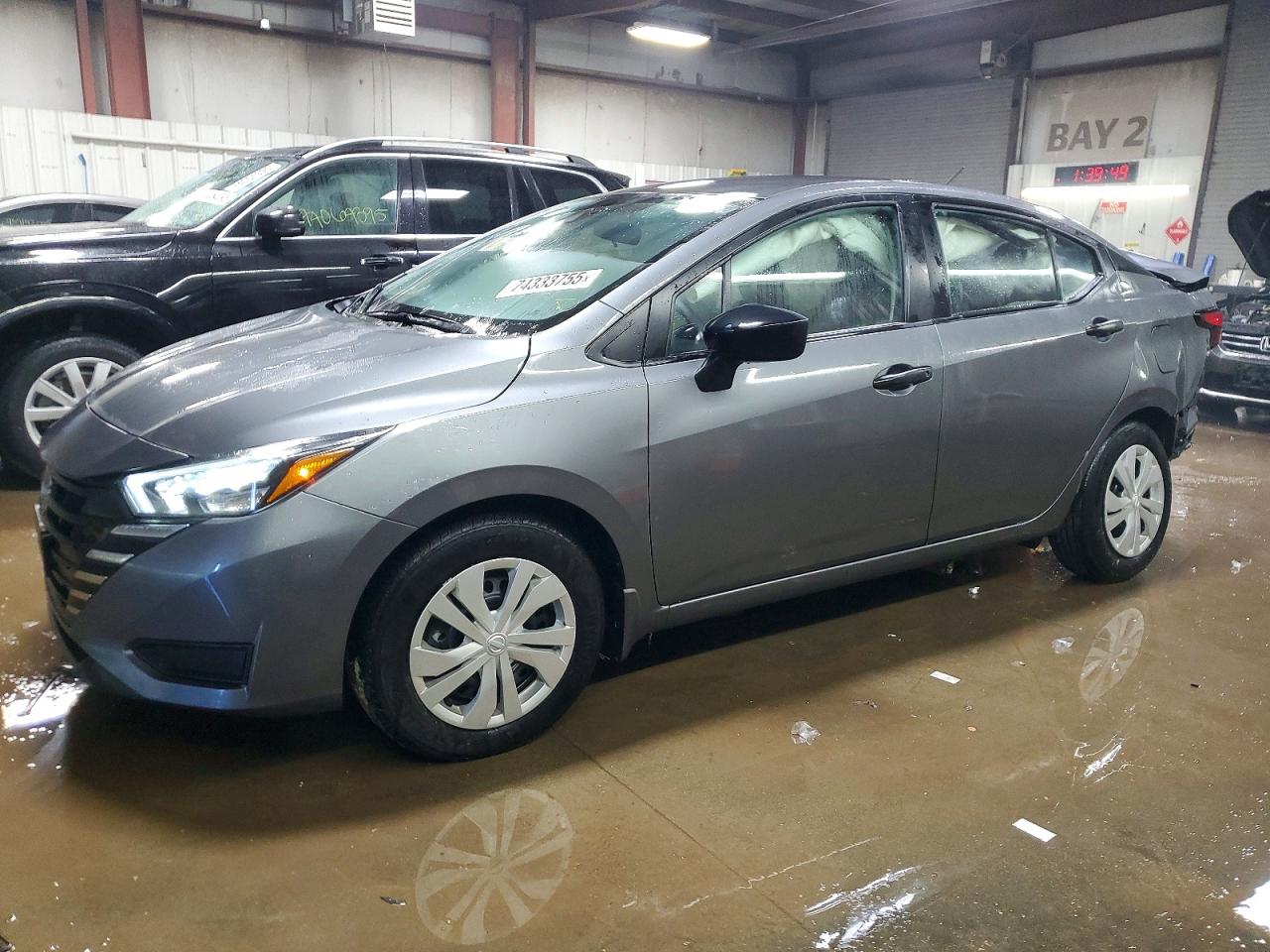 2025 Nissan Versa S Gray vin: 3N1CN8DV9SL831749