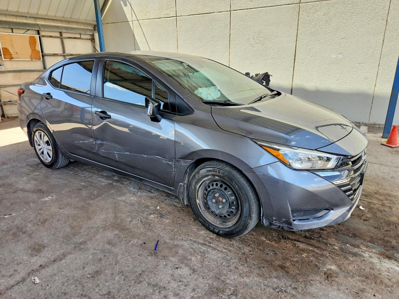 2025 Nissan Versa S Gray vin: 3N1CN8DV9SL875489