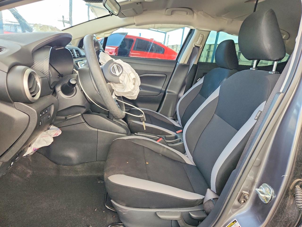 2025 Nissan Versa S Gray vin: 3N1CN8DV9SL875489