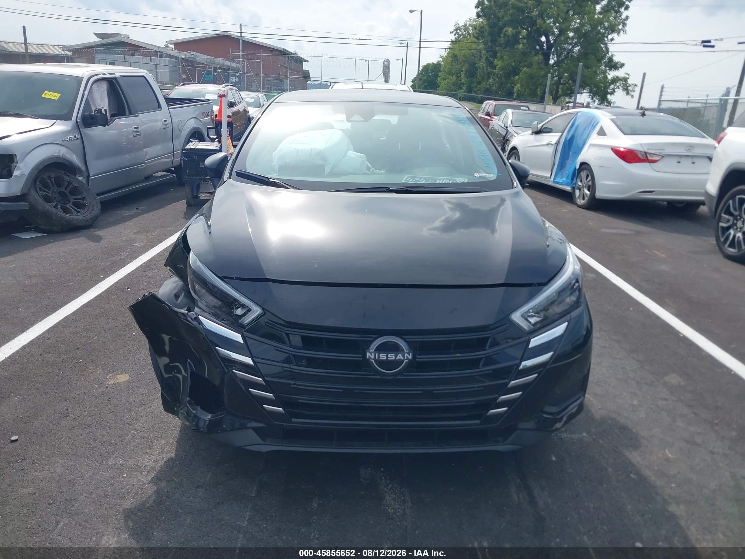2025 Nissan Versa 1.6 S Black vin: 3N1CN8DV9SL886900