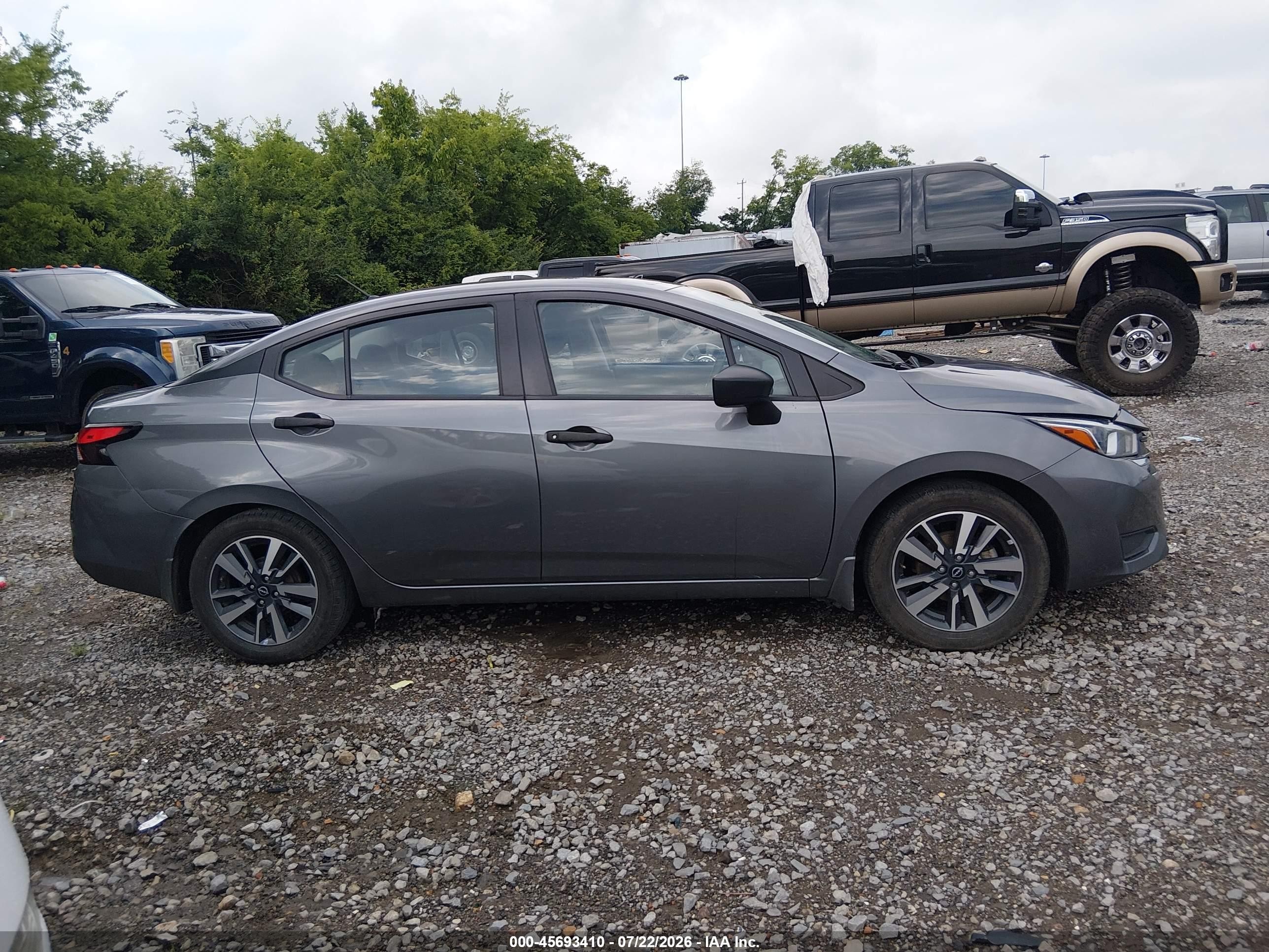 2023 Nissan Versa 1.6 S Xtronic Cvt Gray vin: 3N1CN8DVXPL869403