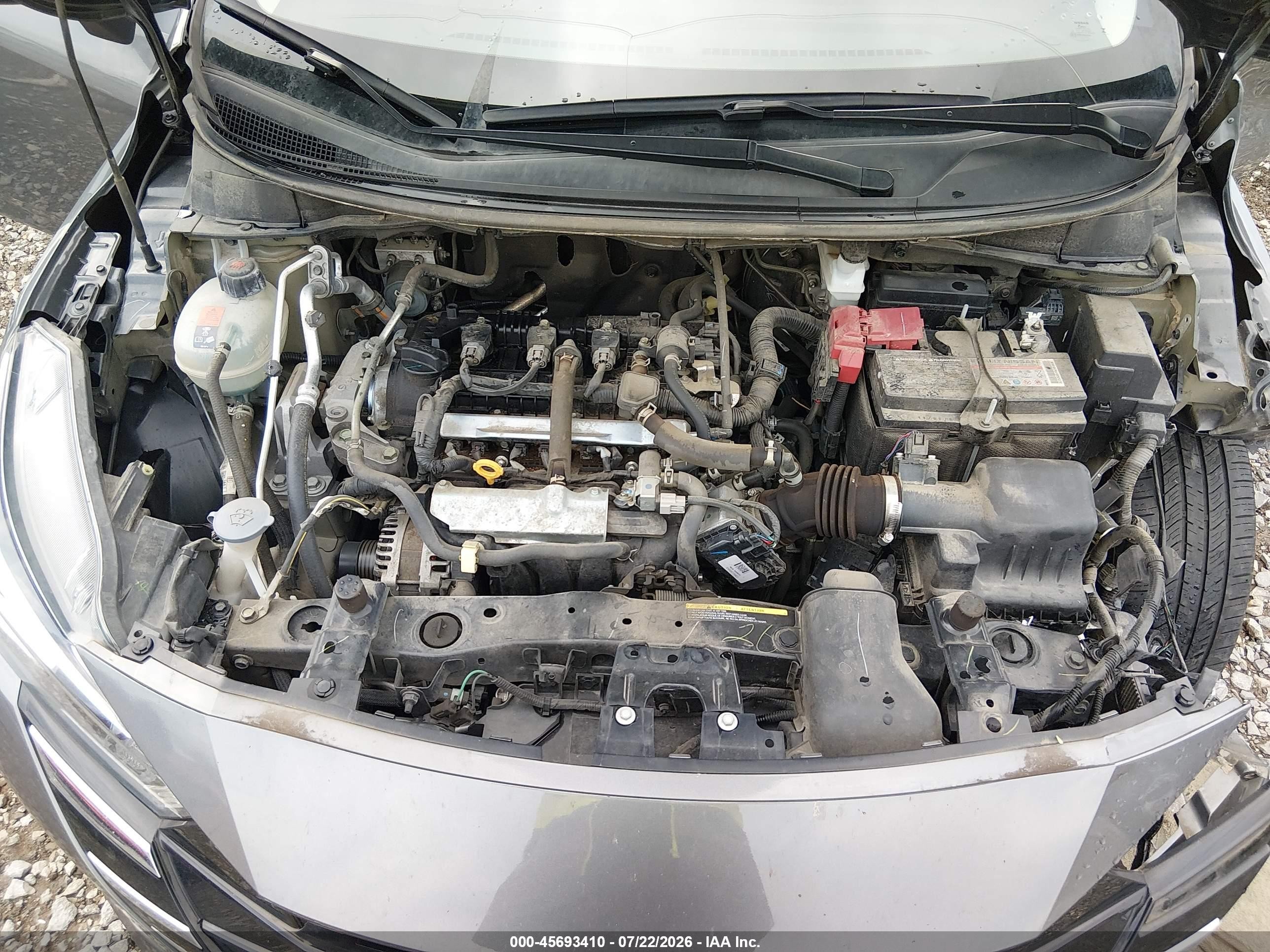 2023 Nissan Versa 1.6 S Xtronic Cvt Gray vin: 3N1CN8DVXPL869403