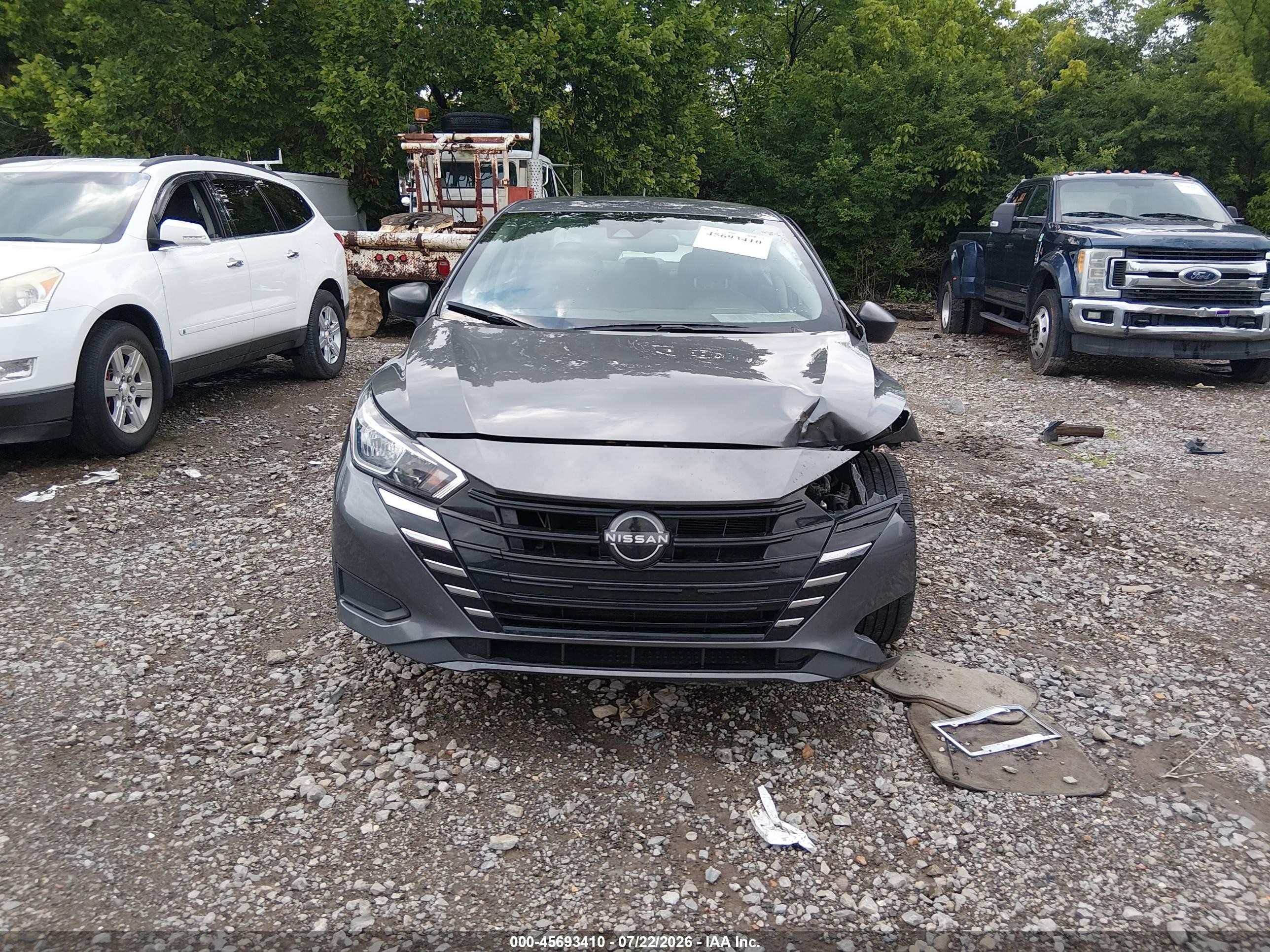 2023 Nissan Versa 1.6 S Xtronic Cvt Gray vin: 3N1CN8DVXPL869403