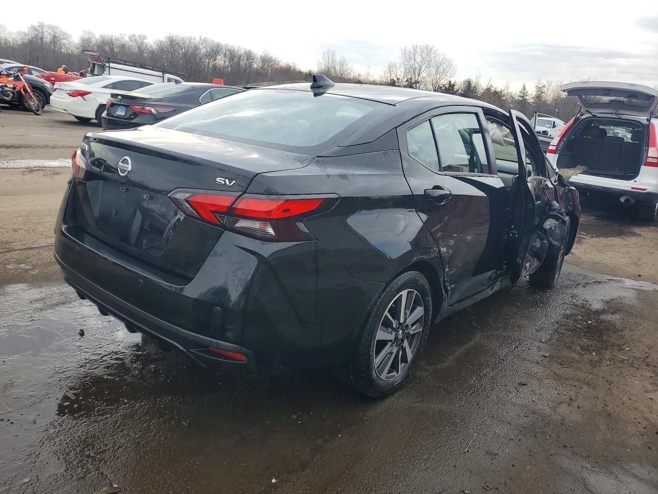 2020 Nissan Versa Sv Black vin: 3N1CN8EV0LL874439