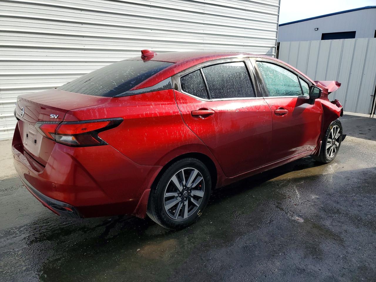 2020 Nissan Versa Sv Red vin: 3N1CN8EV0LL886655
