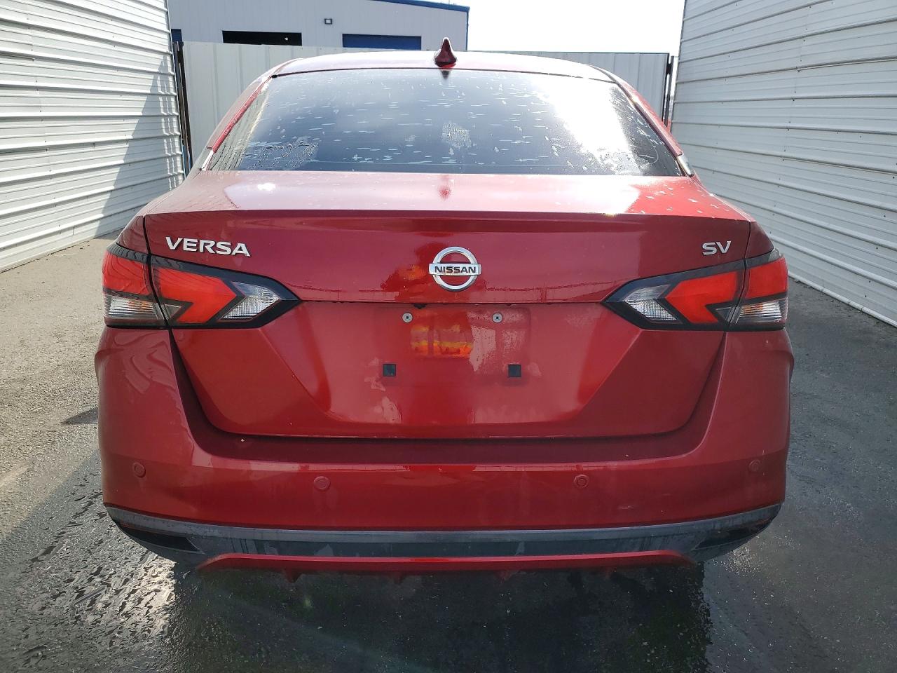 2020 Nissan Versa Sv Red vin: 3N1CN8EV0LL886655