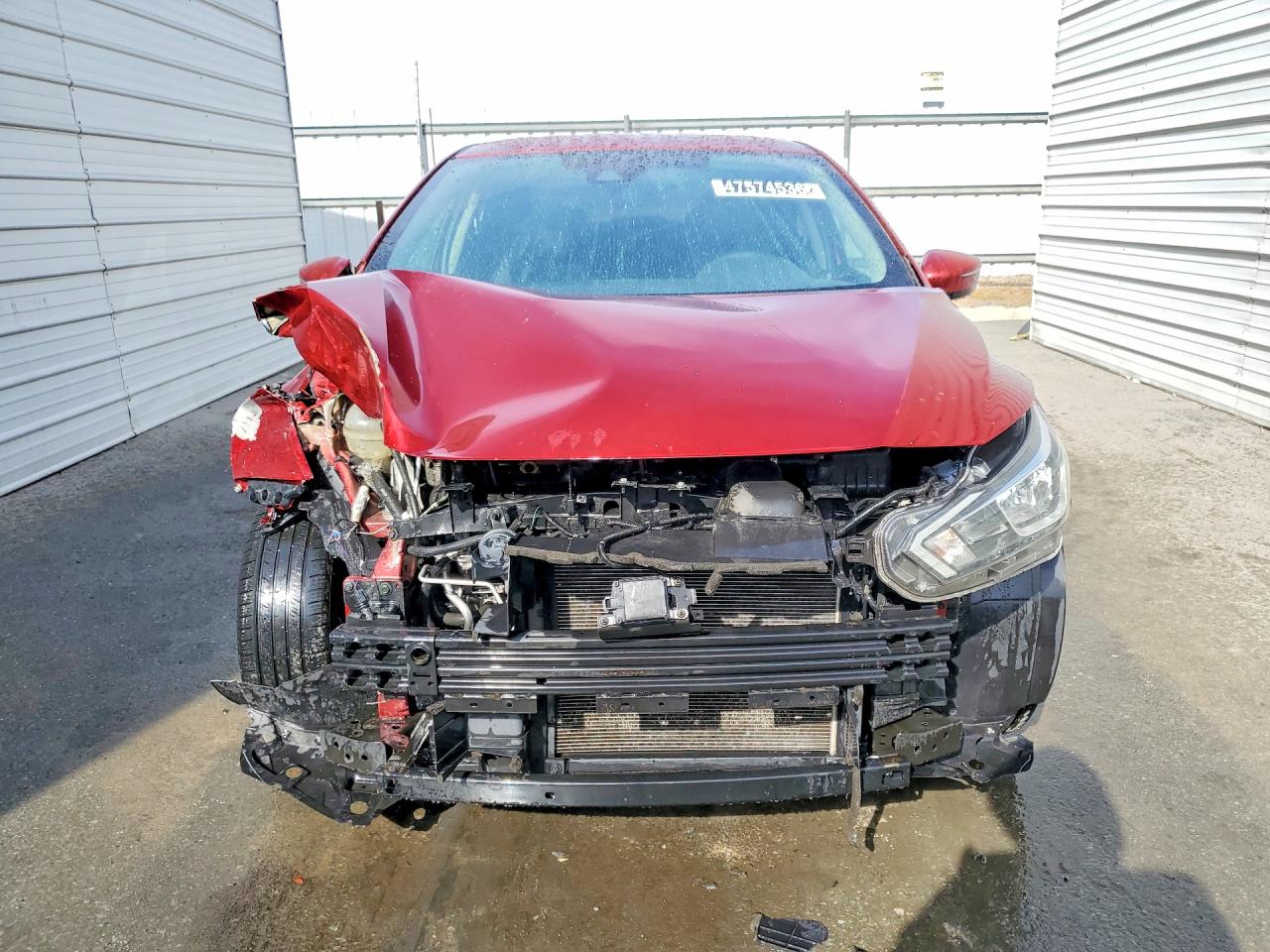 2020 Nissan Versa Sv Red vin: 3N1CN8EV0LL886655