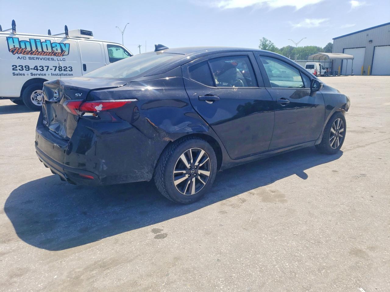 2021 Nissan Versa Sv Black vin: 3N1CN8EV0ML851776