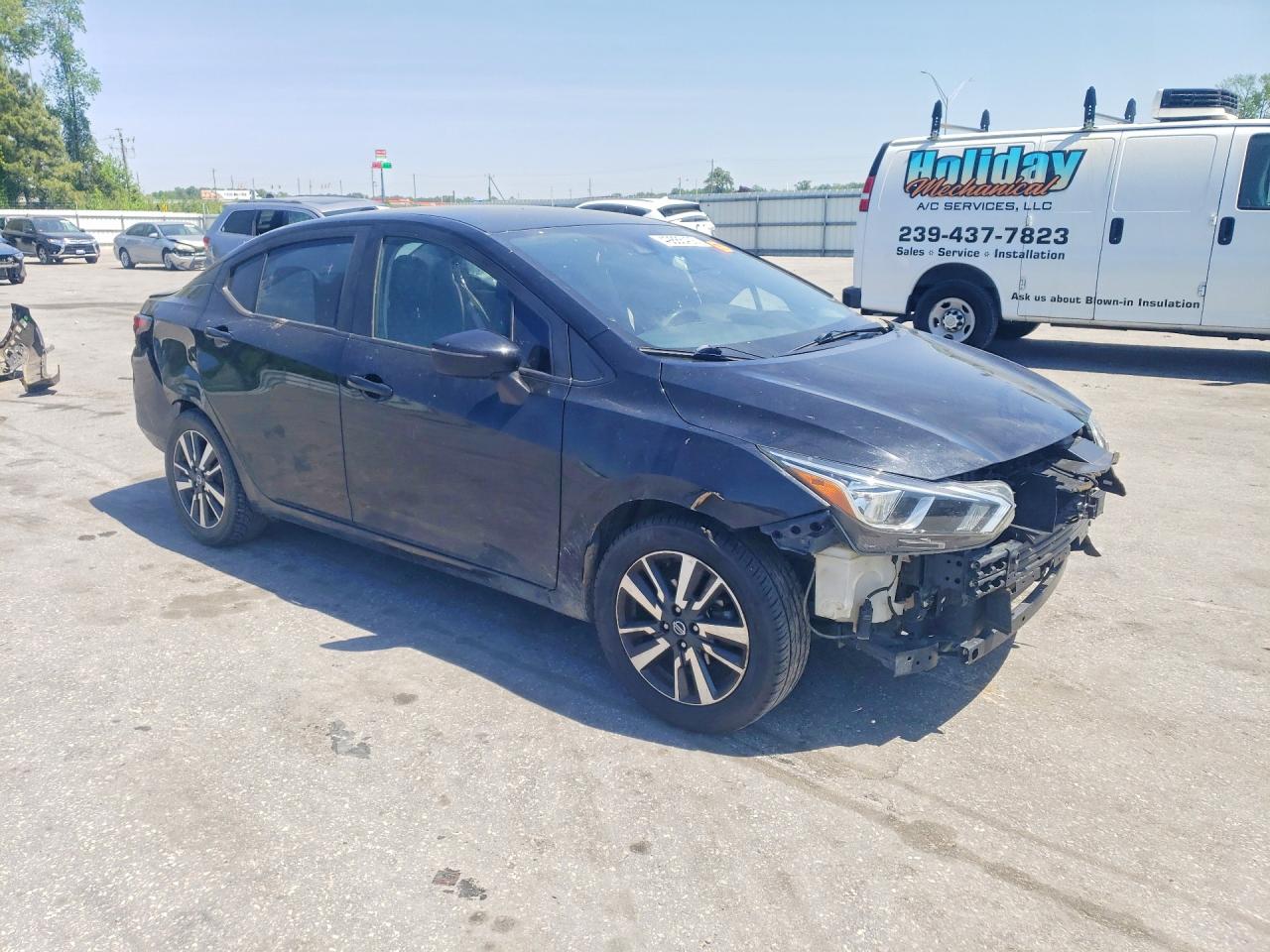 2021 Nissan Versa Sv Black vin: 3N1CN8EV0ML851776
