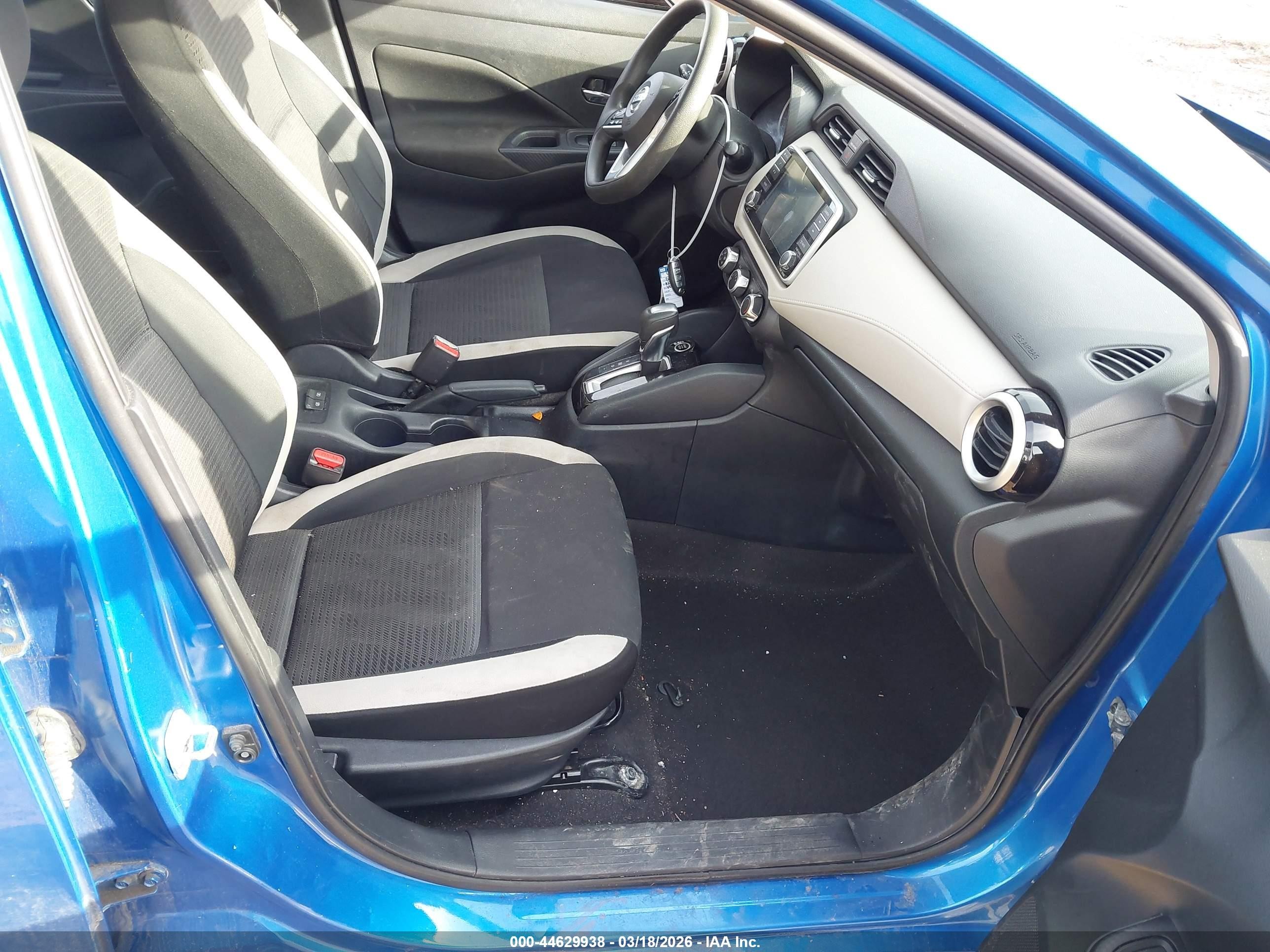2021 Nissan Versa Sv Xtronic Cvt Blue vin: 3N1CN8EV0ML885071