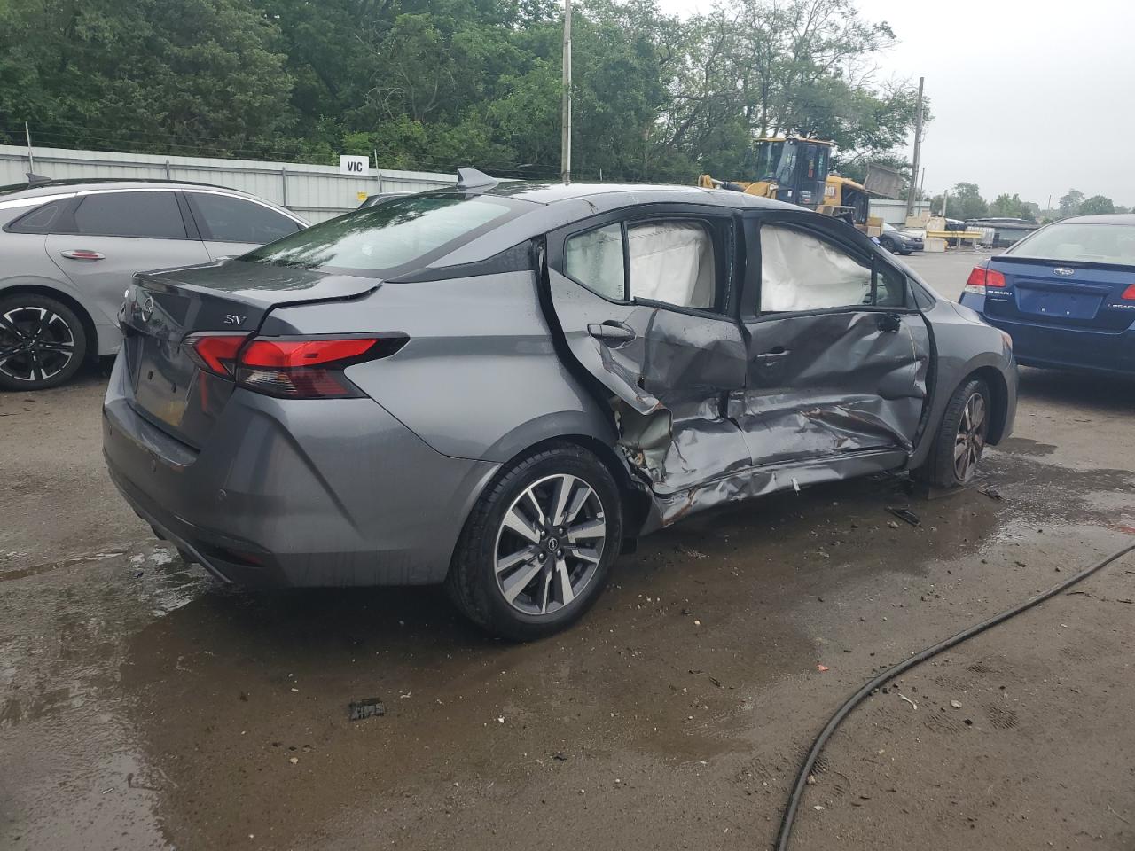 2023 Nissan Versa Sv Серый vin: 3N1CN8EV0PL851426
