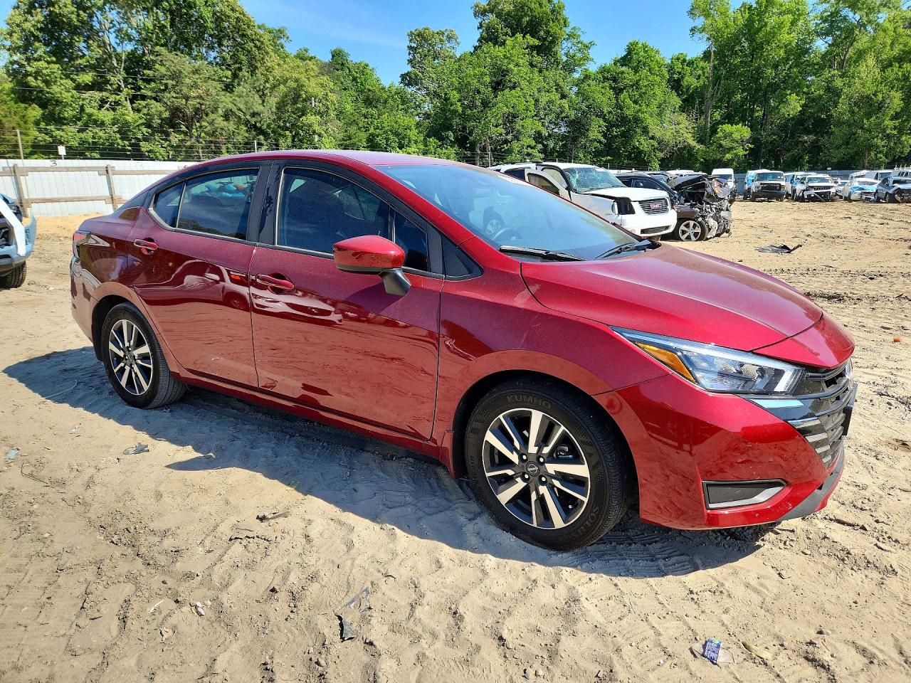 2025 Nissan Versa Sv Red vin: 3N1CN8EV0SL864055