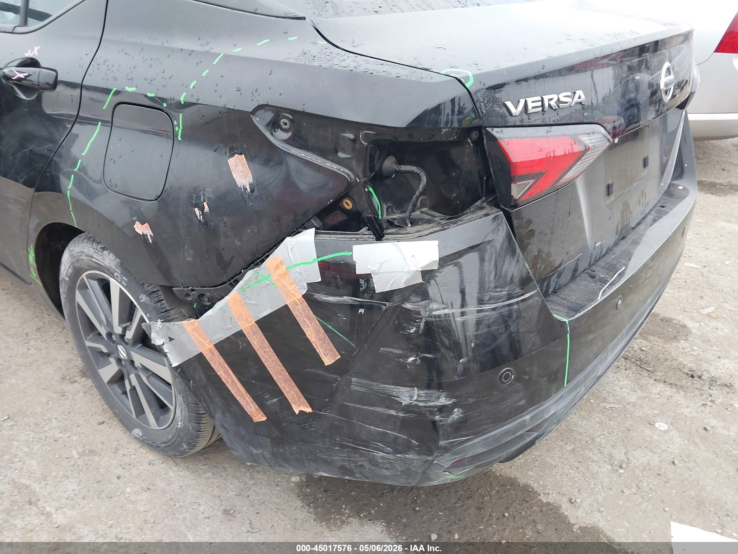 2021 Nissan Versa Sv Xtronic Cvt Черный vin: 3N1CN8EV1ML875438