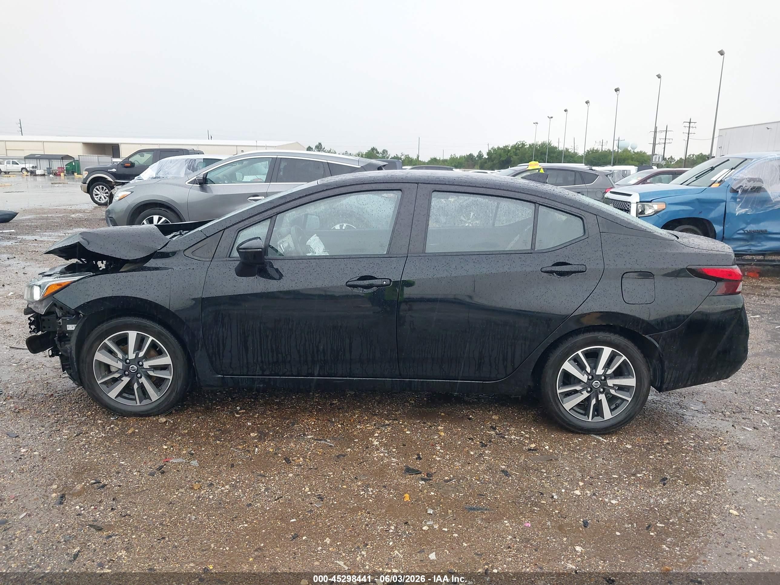 2021 Nissan Versa Sv Xtronic Cvt Black vin: 3N1CN8EV2ML893785