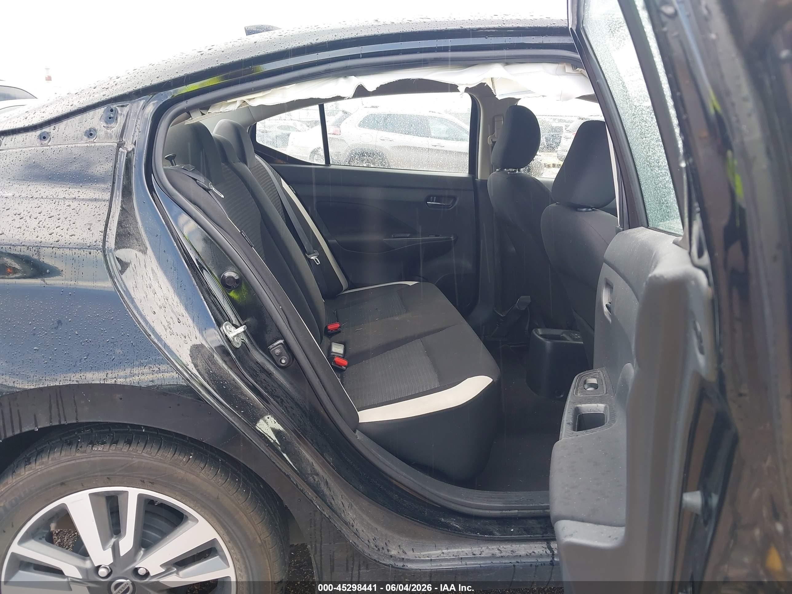 2021 Nissan Versa Sv Xtronic Cvt Black vin: 3N1CN8EV2ML893785