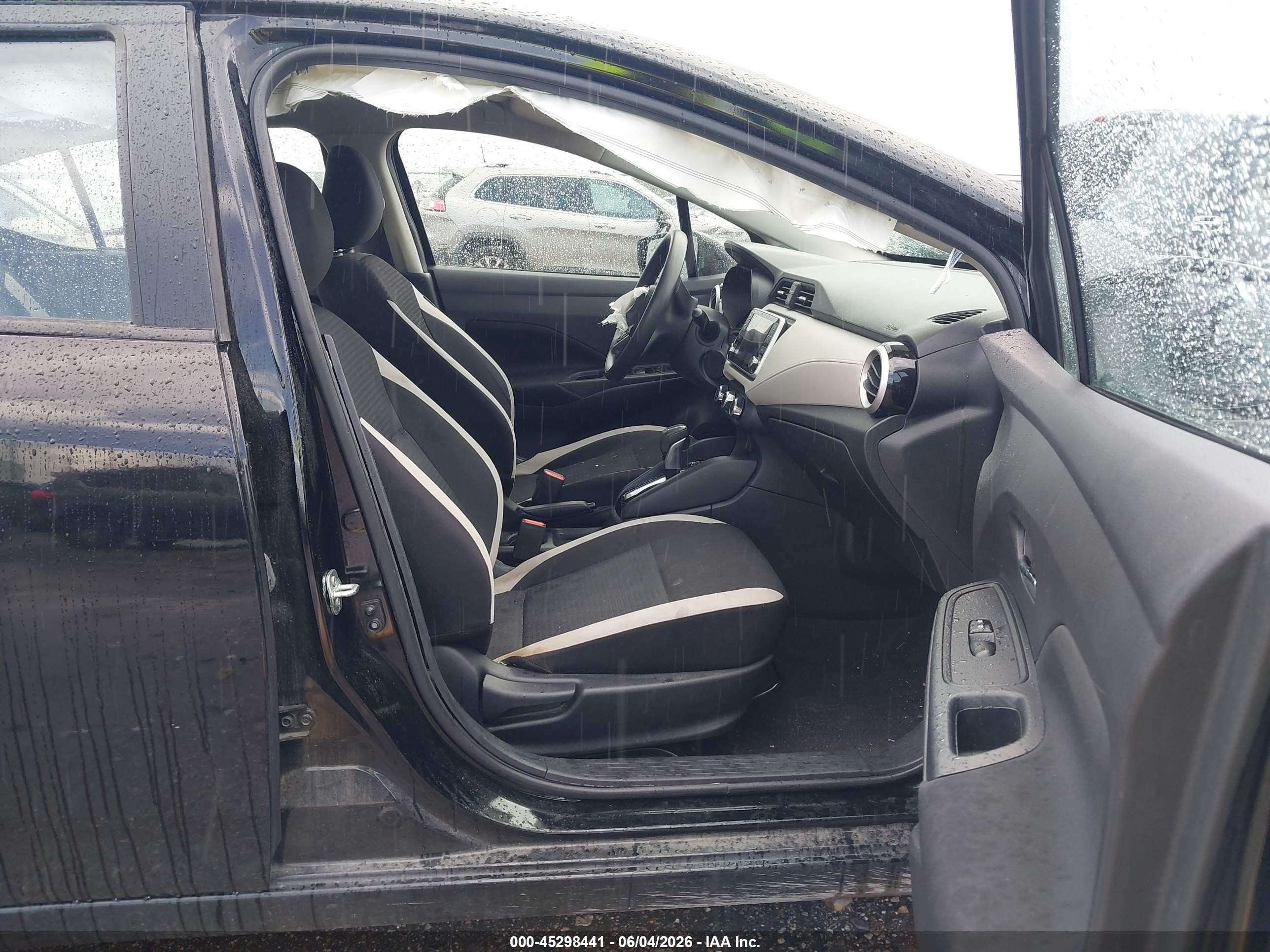 2021 Nissan Versa Sv Xtronic Cvt Black vin: 3N1CN8EV2ML893785