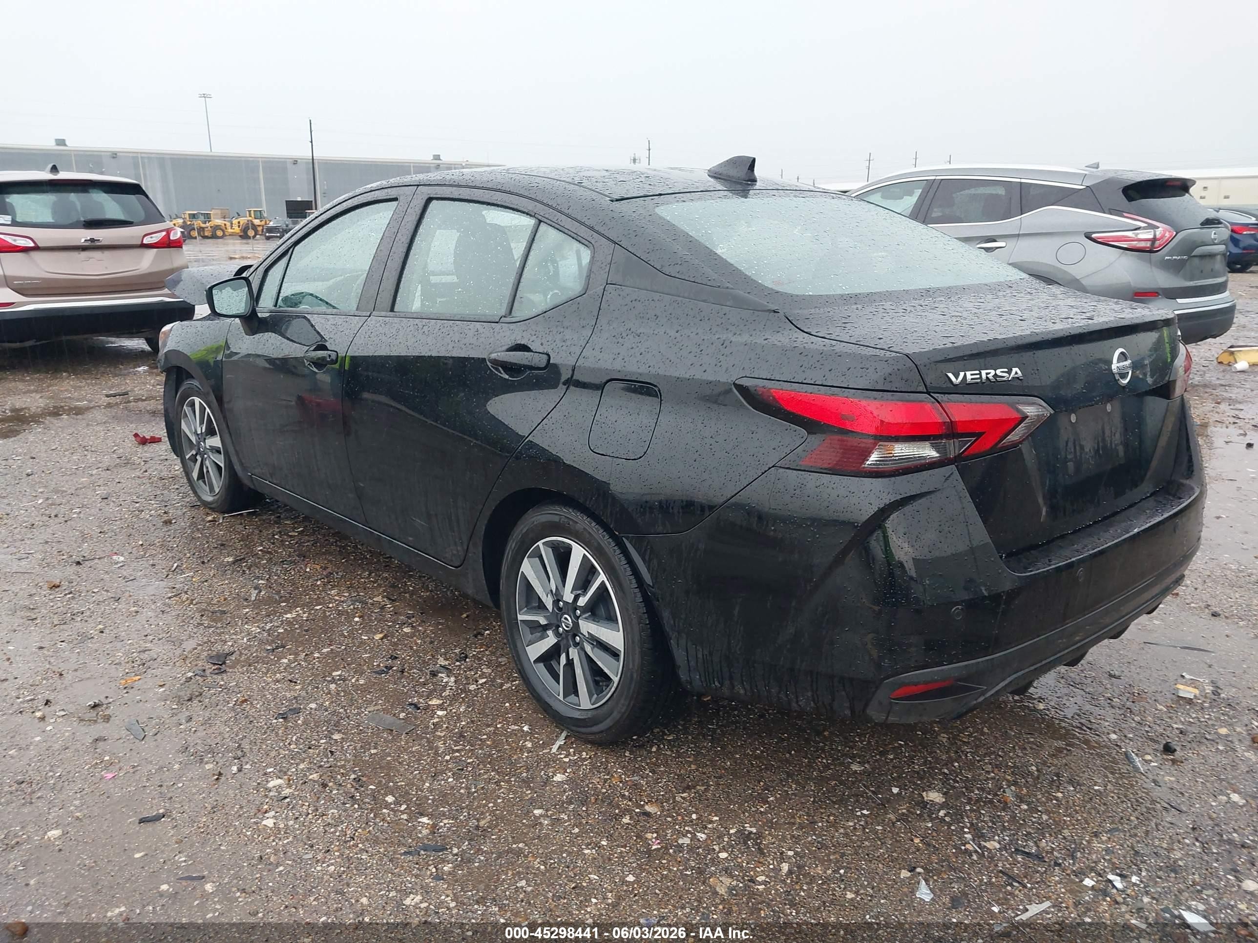 2021 Nissan Versa Sv Xtronic Cvt Black vin: 3N1CN8EV2ML893785
